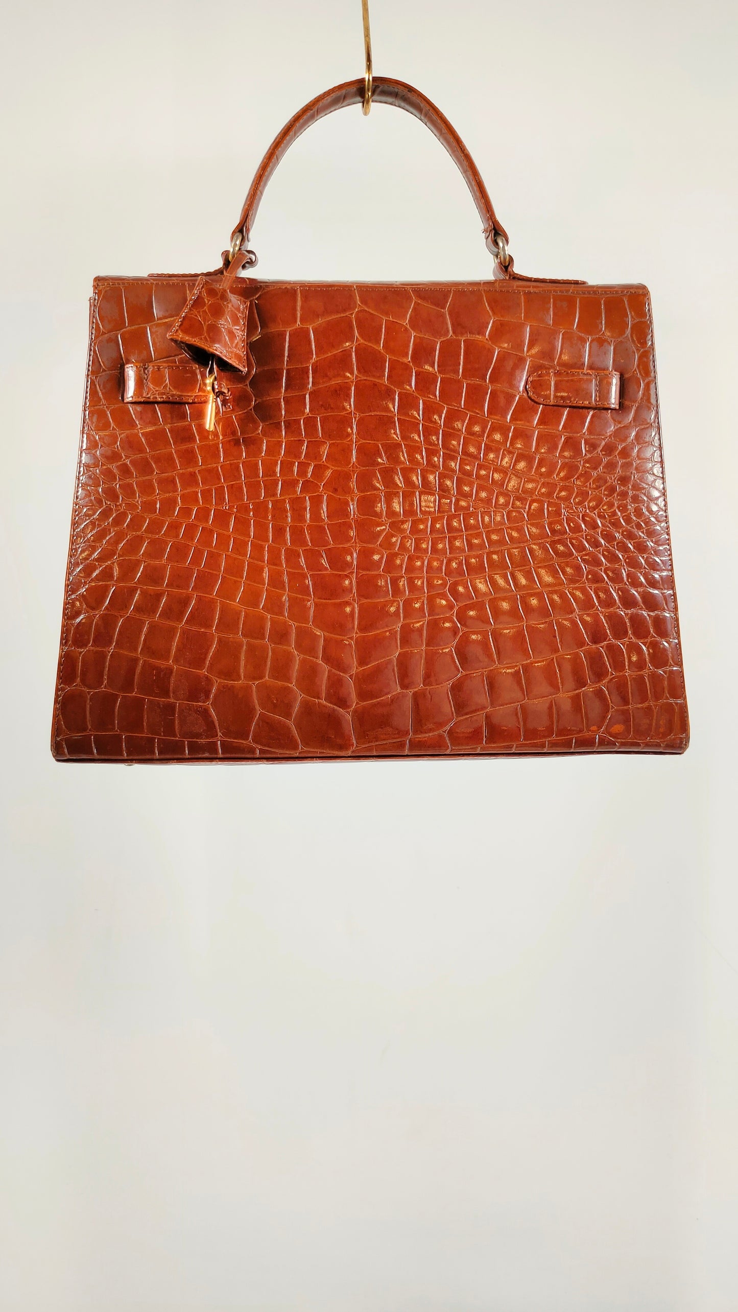 Bolso Ribé de piel marrón