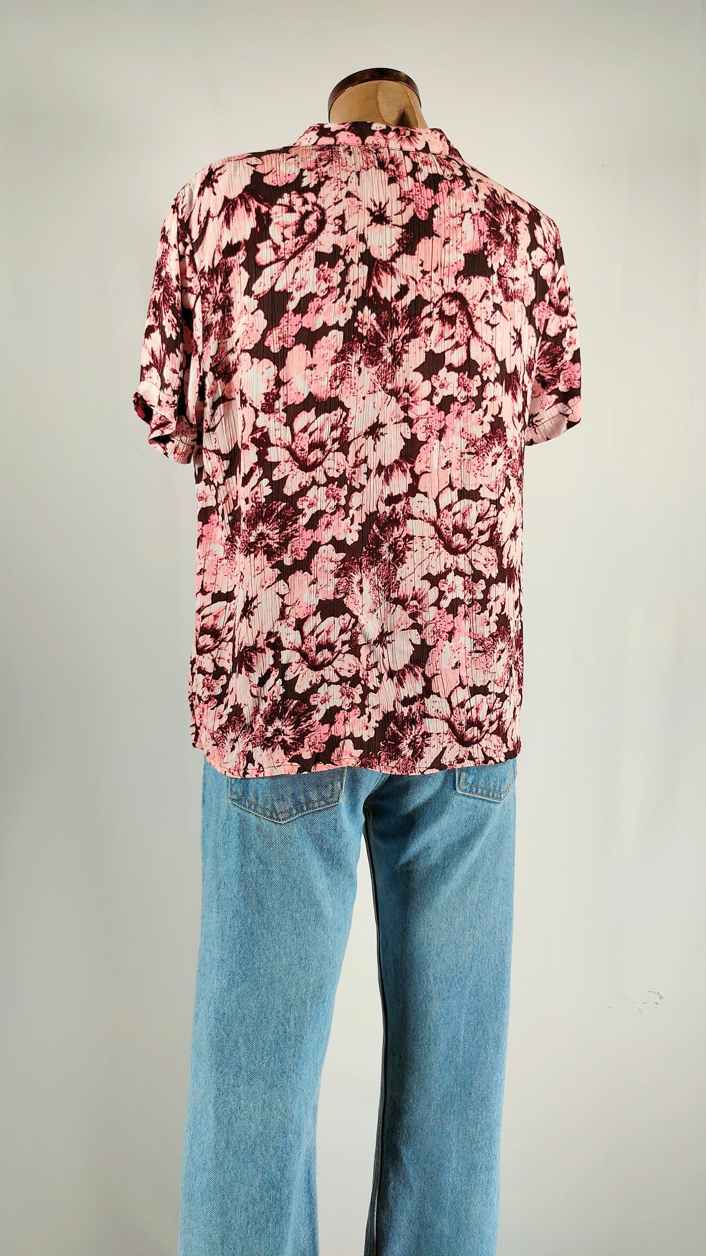 Blusa Only estampado rosa