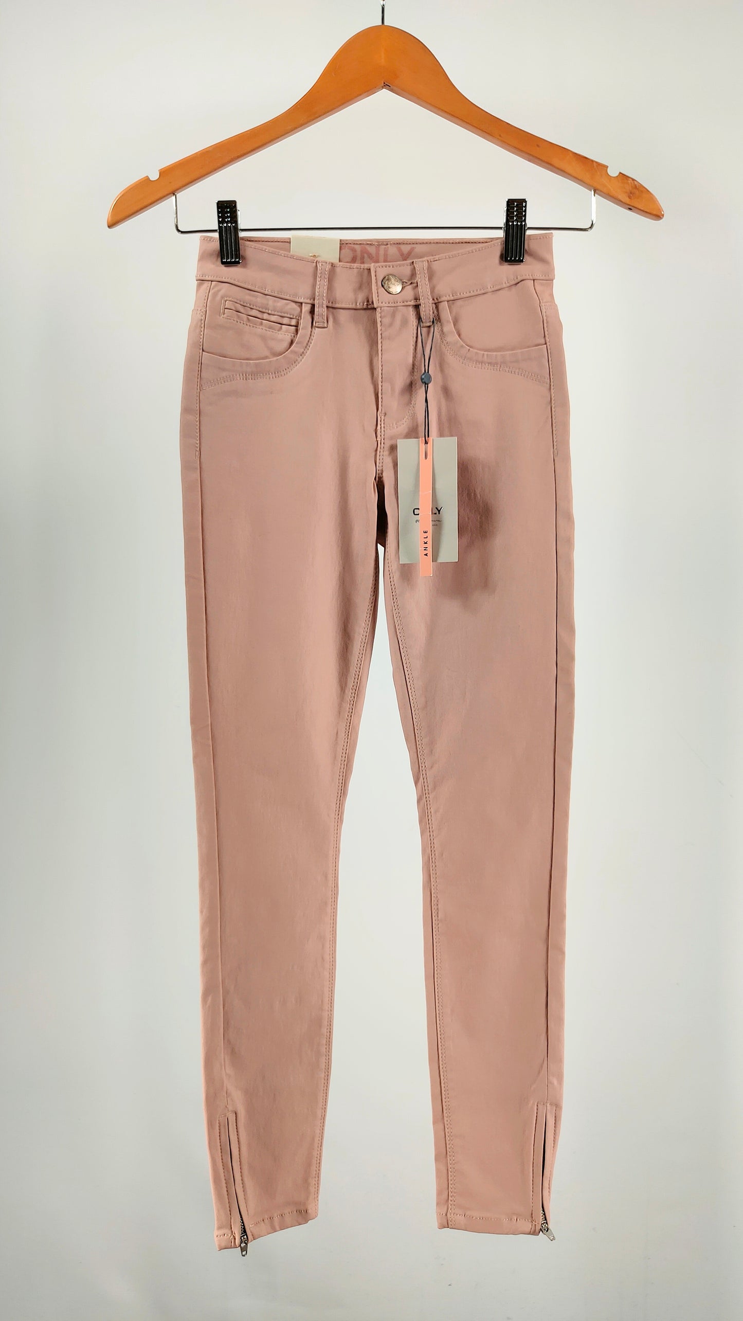 Pantalones Only encerados Rosa