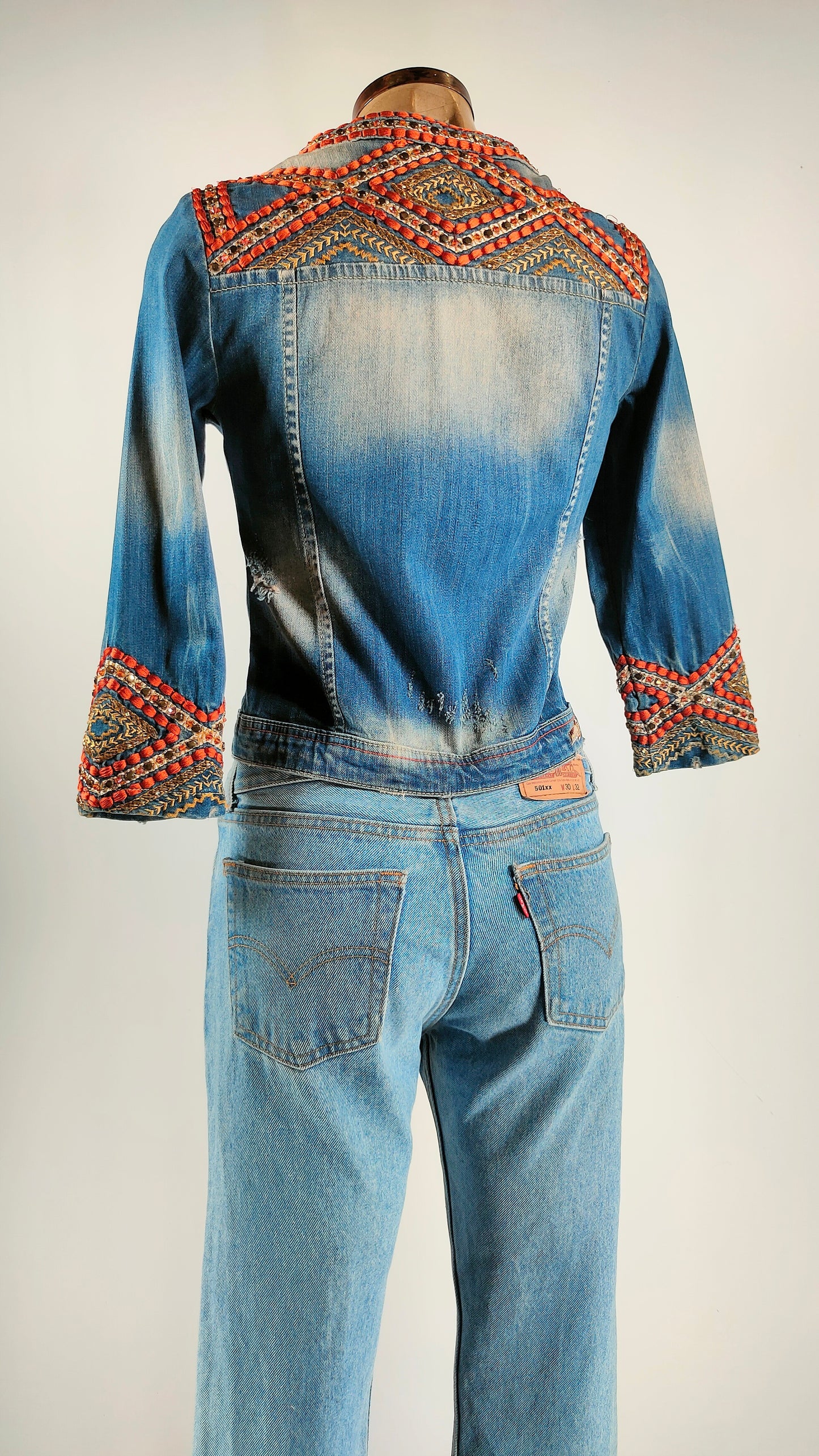 Cazadora tejana con apliques G-Star Raw