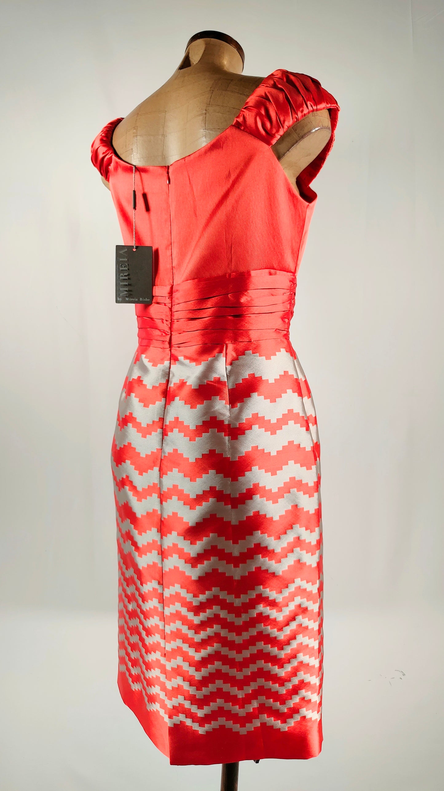 Vestido estampado geométrico Mireia Bisbe
