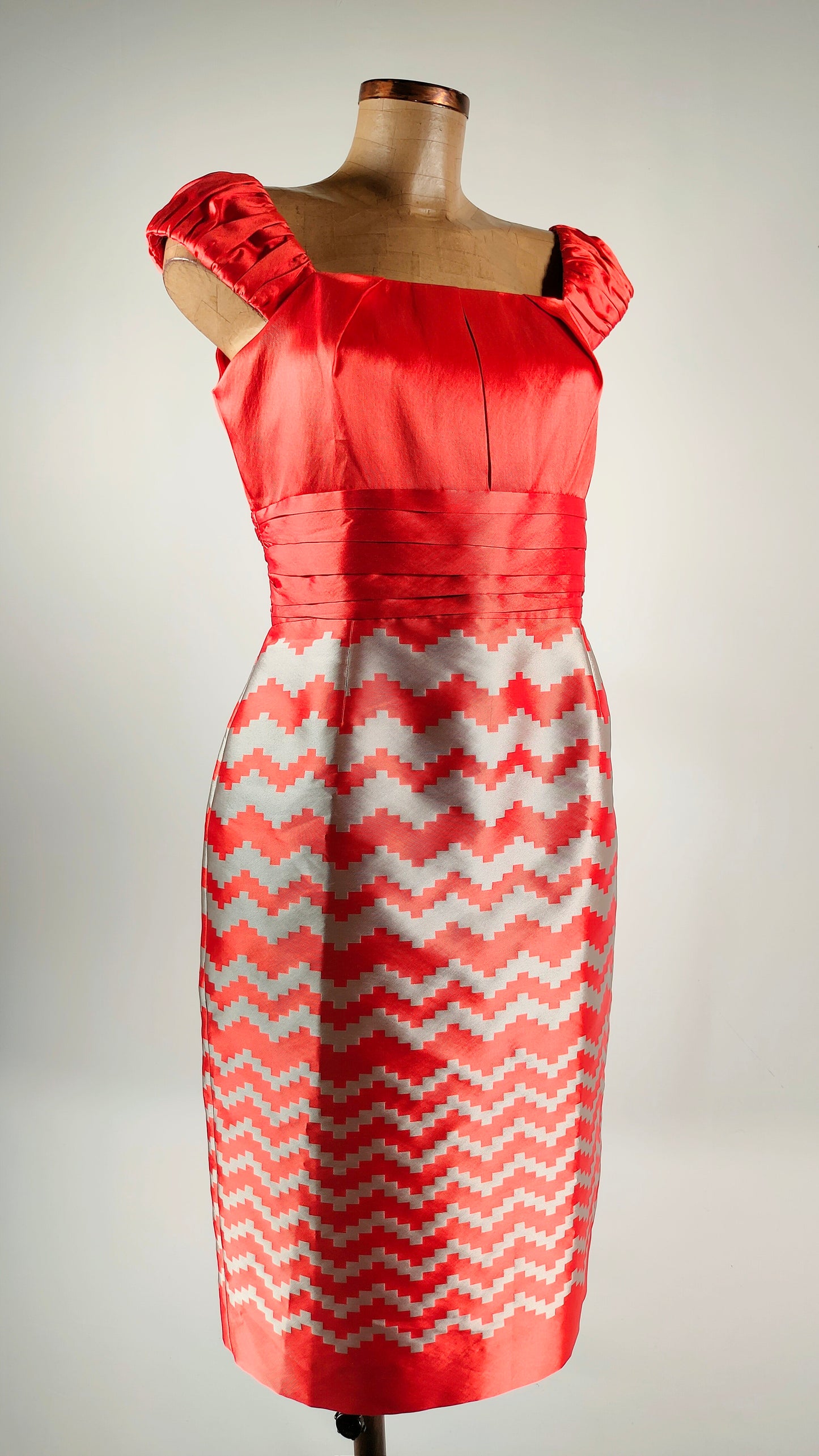Vestido estampado geométrico Mireia Bisbe