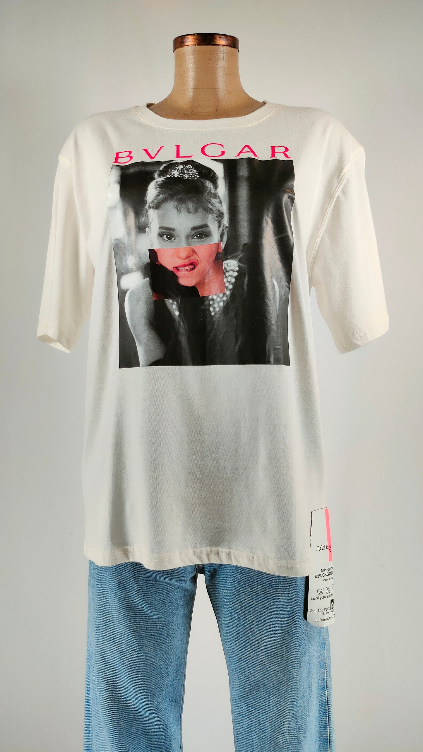 Camiseta blanca Julia de Luca Audrey