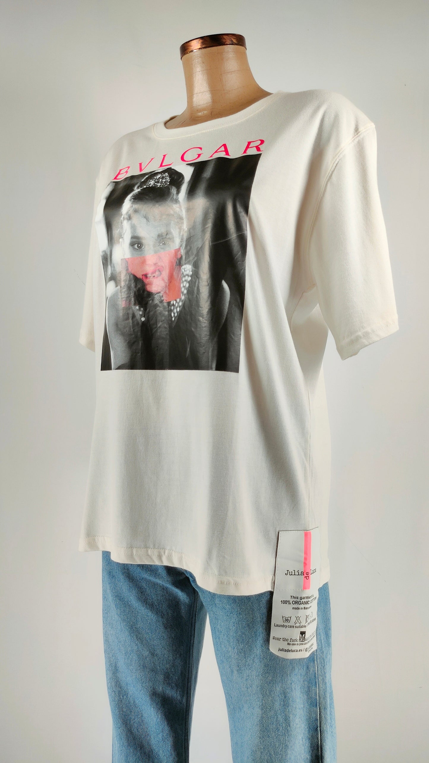 Camiseta blanca Julia de Luca Audrey