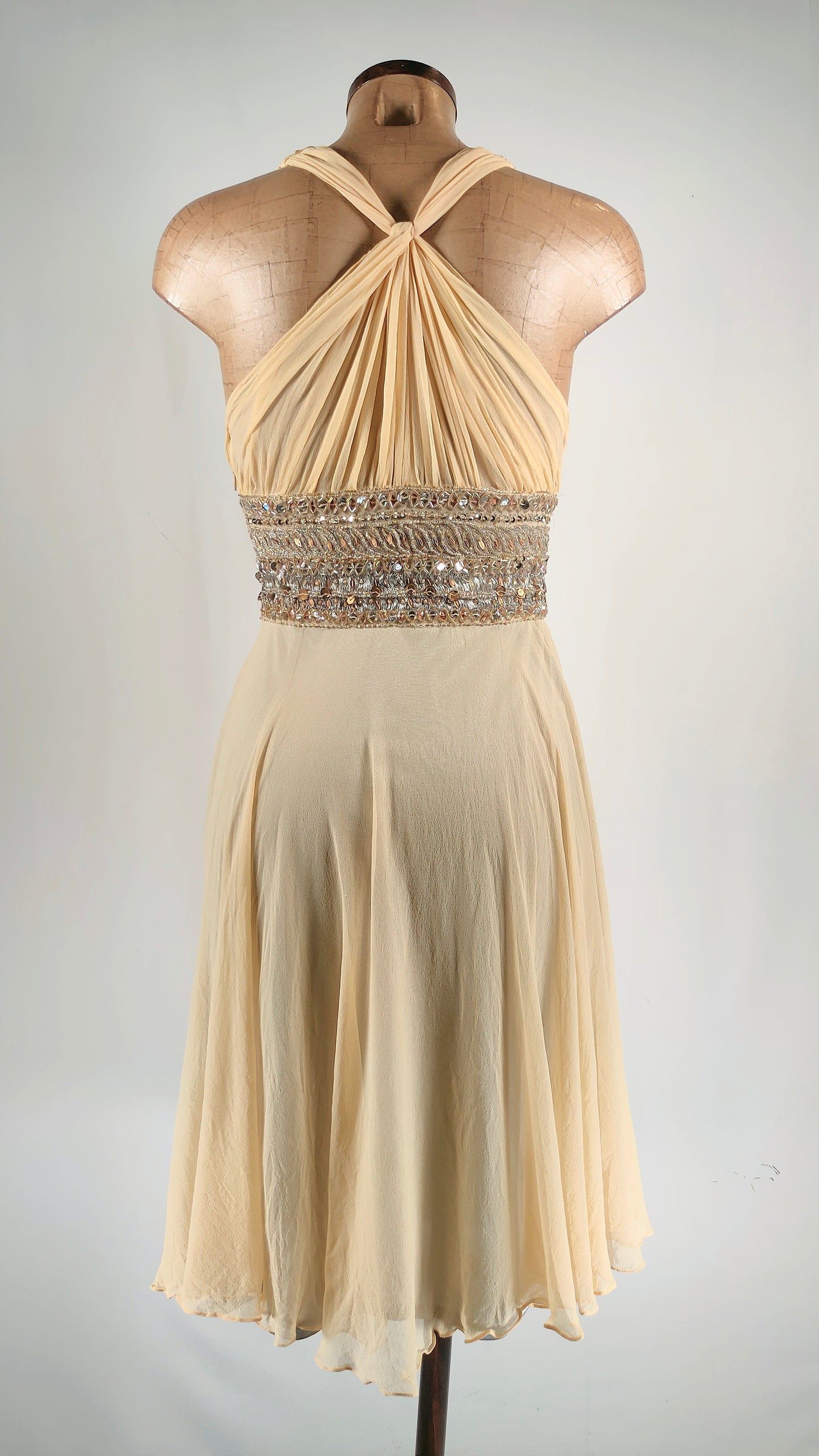 Vestido de fiesta con pedrería