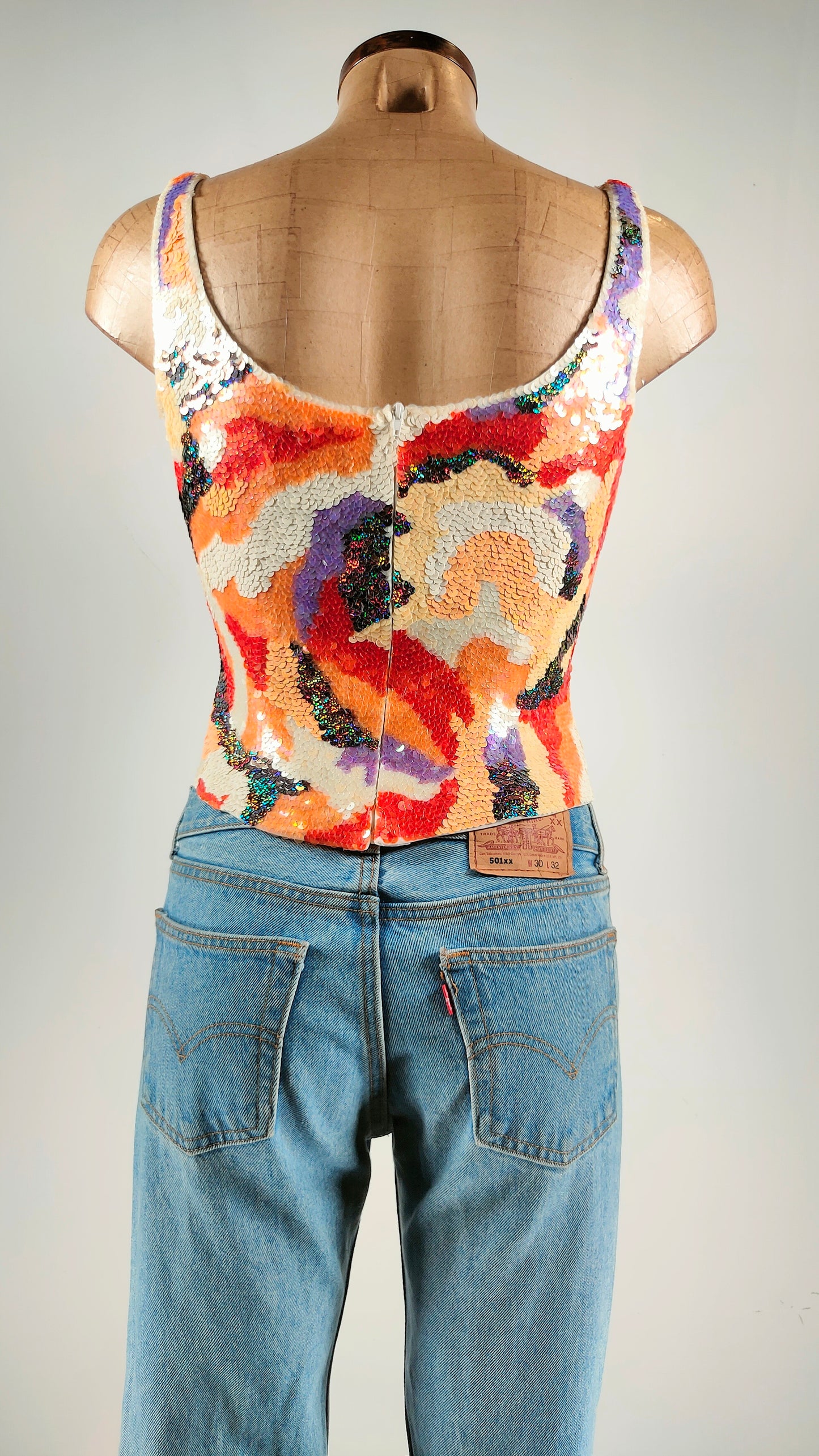 Top con apliques Forzetti