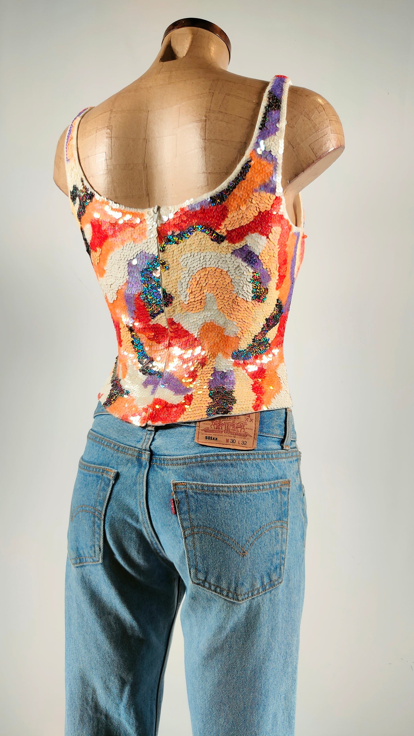 Top con apliques Forzetti