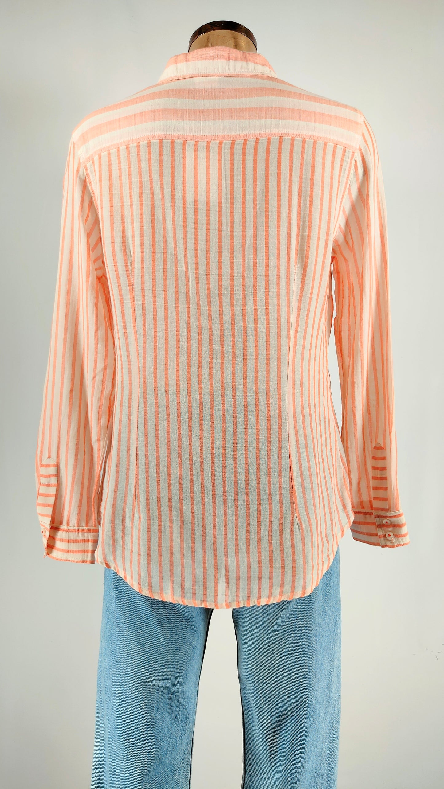 Camisa 100% algodón de rayas