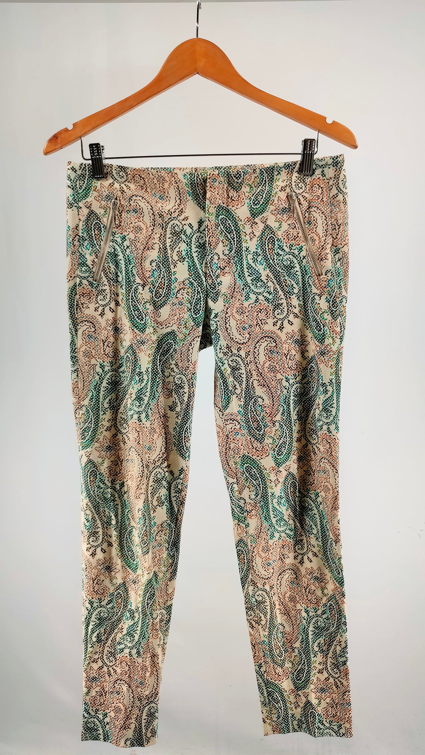 Pantalones Zara multicolor tiro bajo