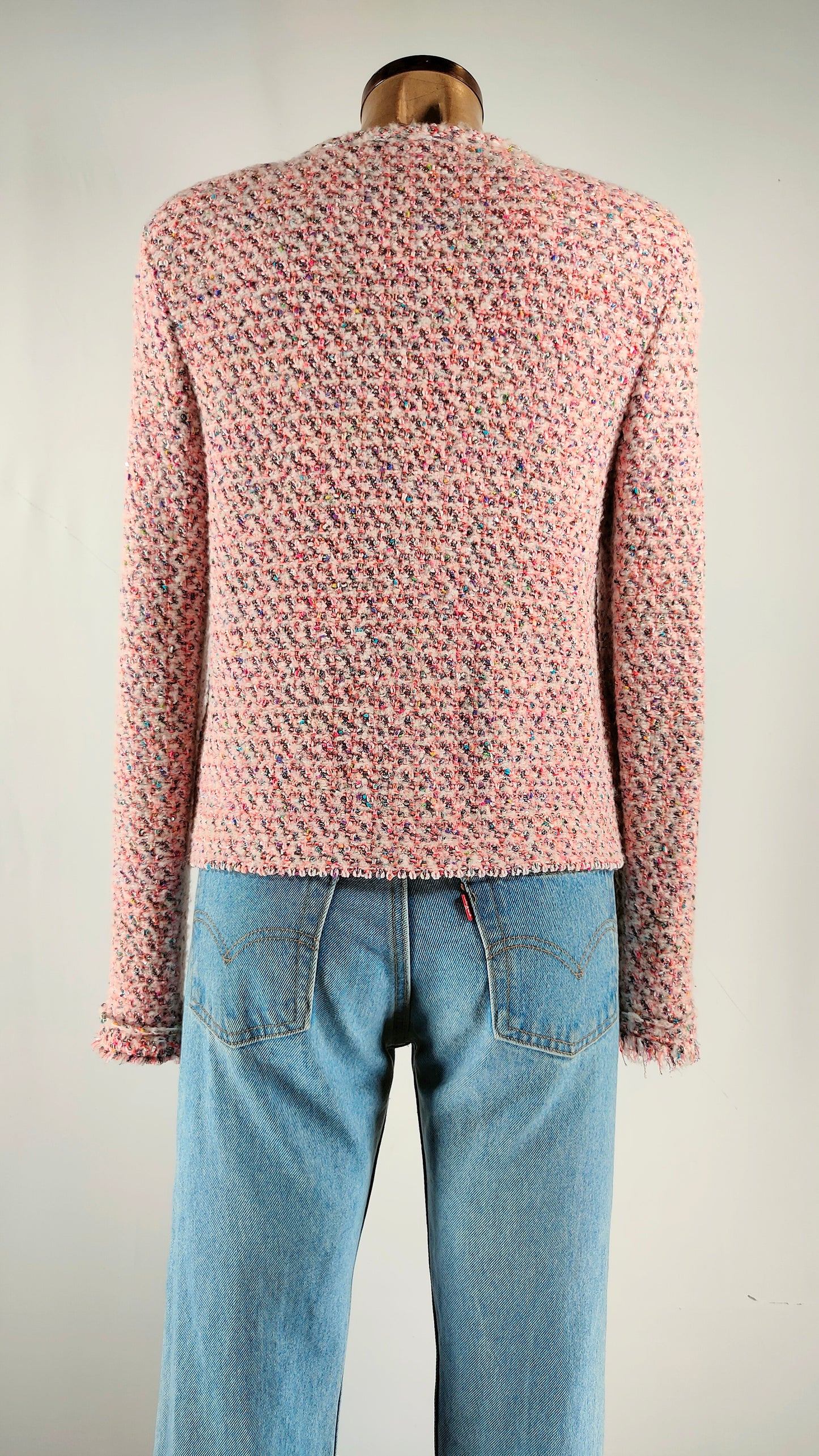 Chaqueta jaspeada multicolor lana Marccain
