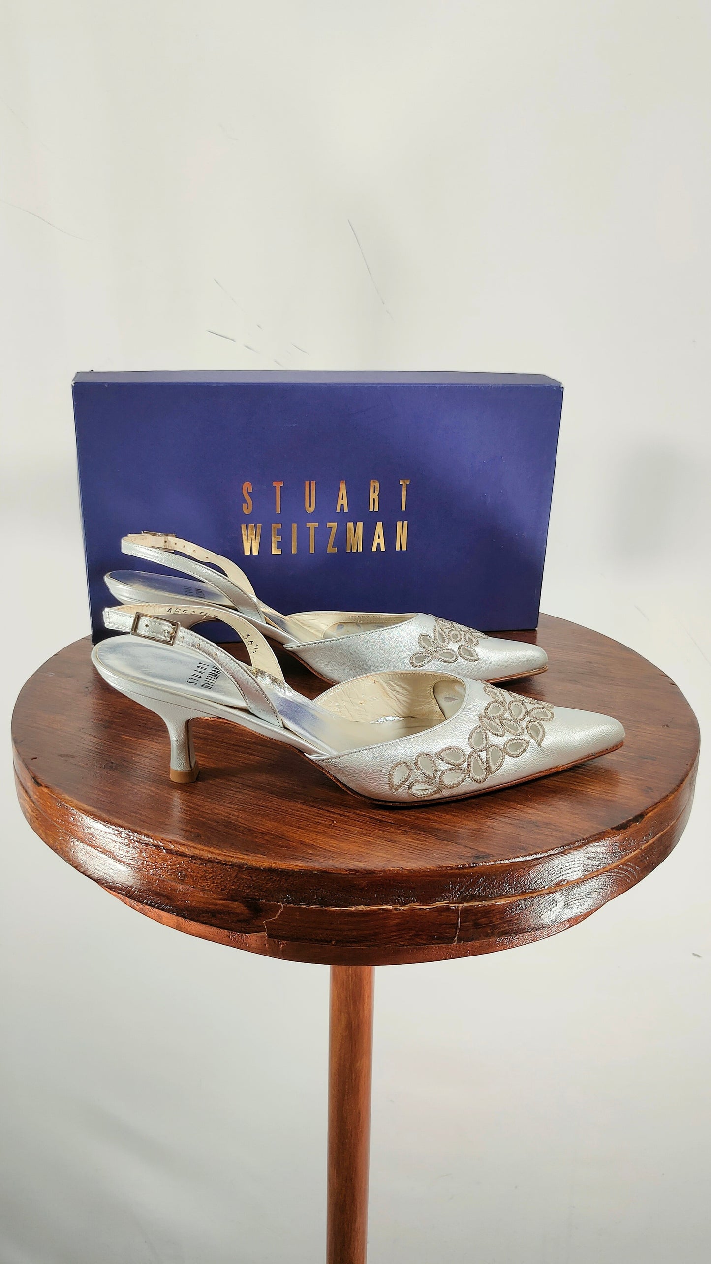 Zapatos con Stuart Weitzman plateados