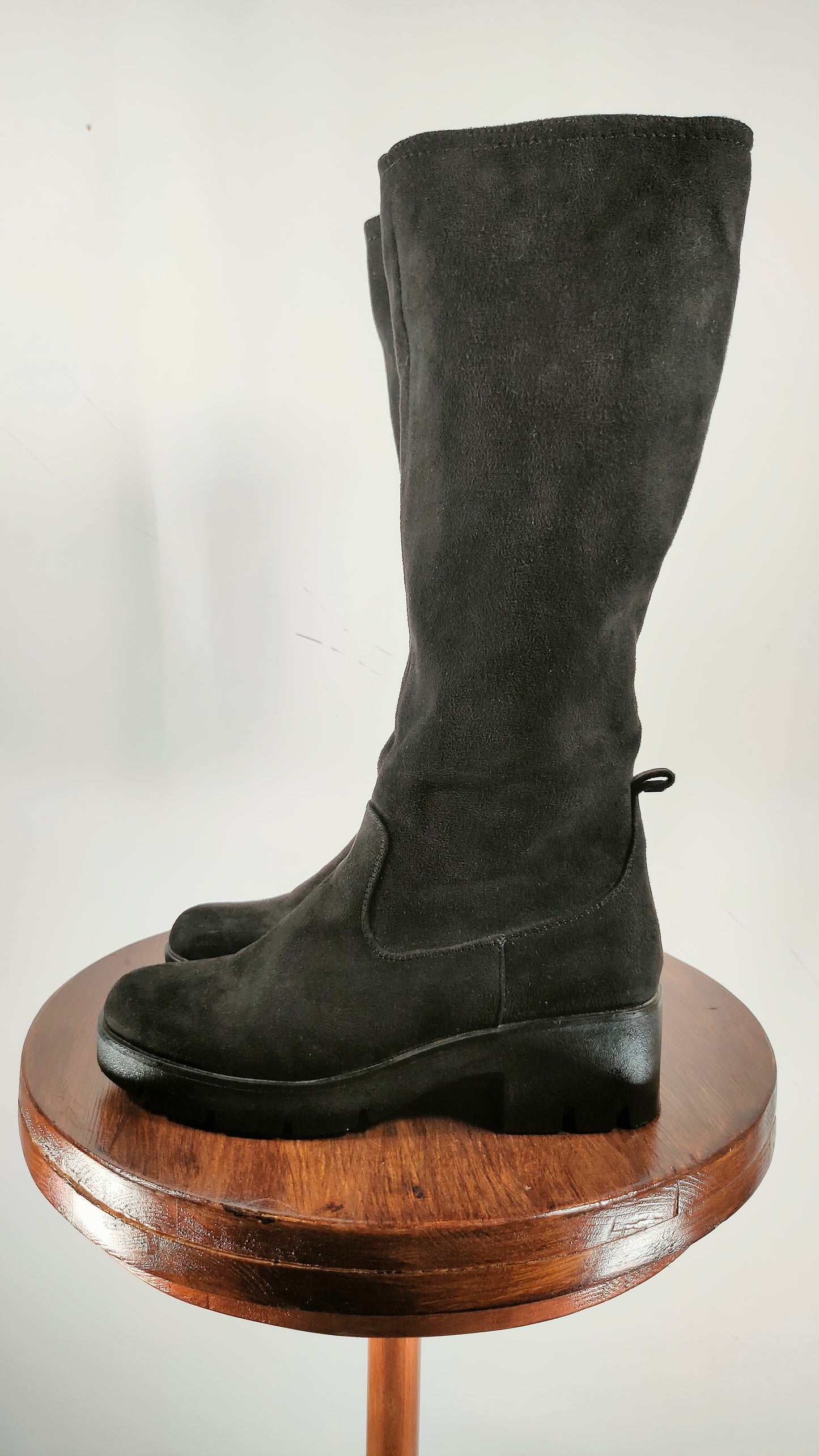 Botas de ante Mustang negras