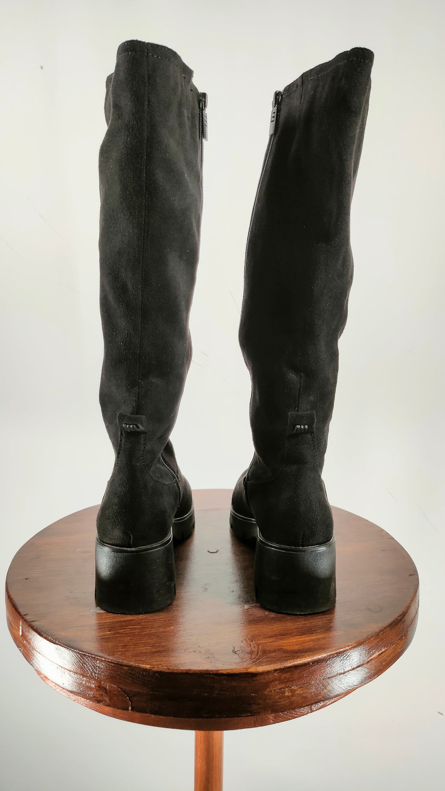 Botas de ante Mustang negras