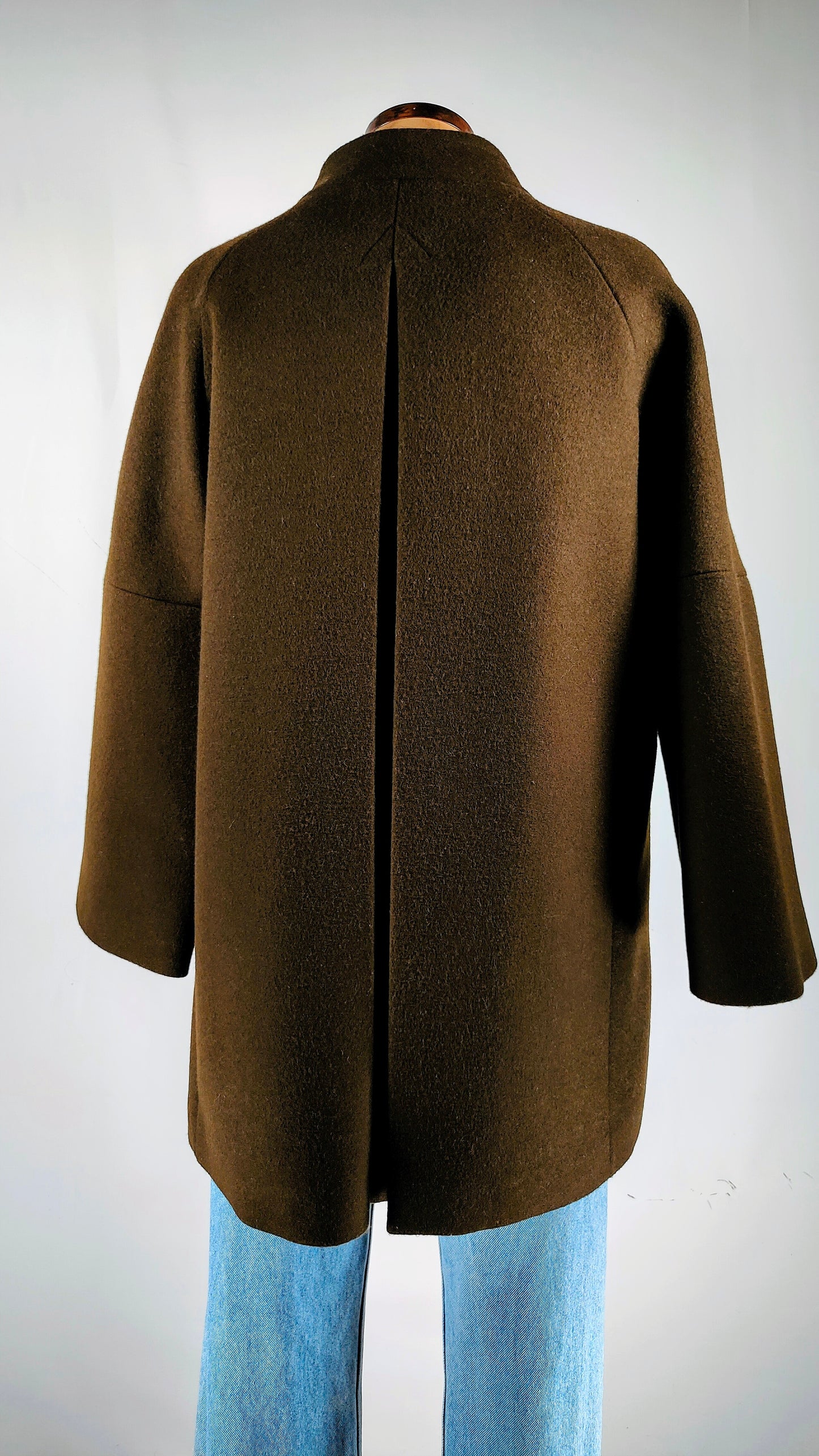Abrigo verde oliva Mango Suit