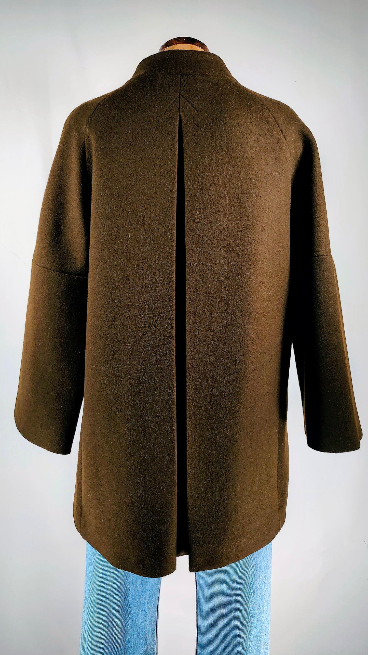 Abrigo verde oliva Mango Suit