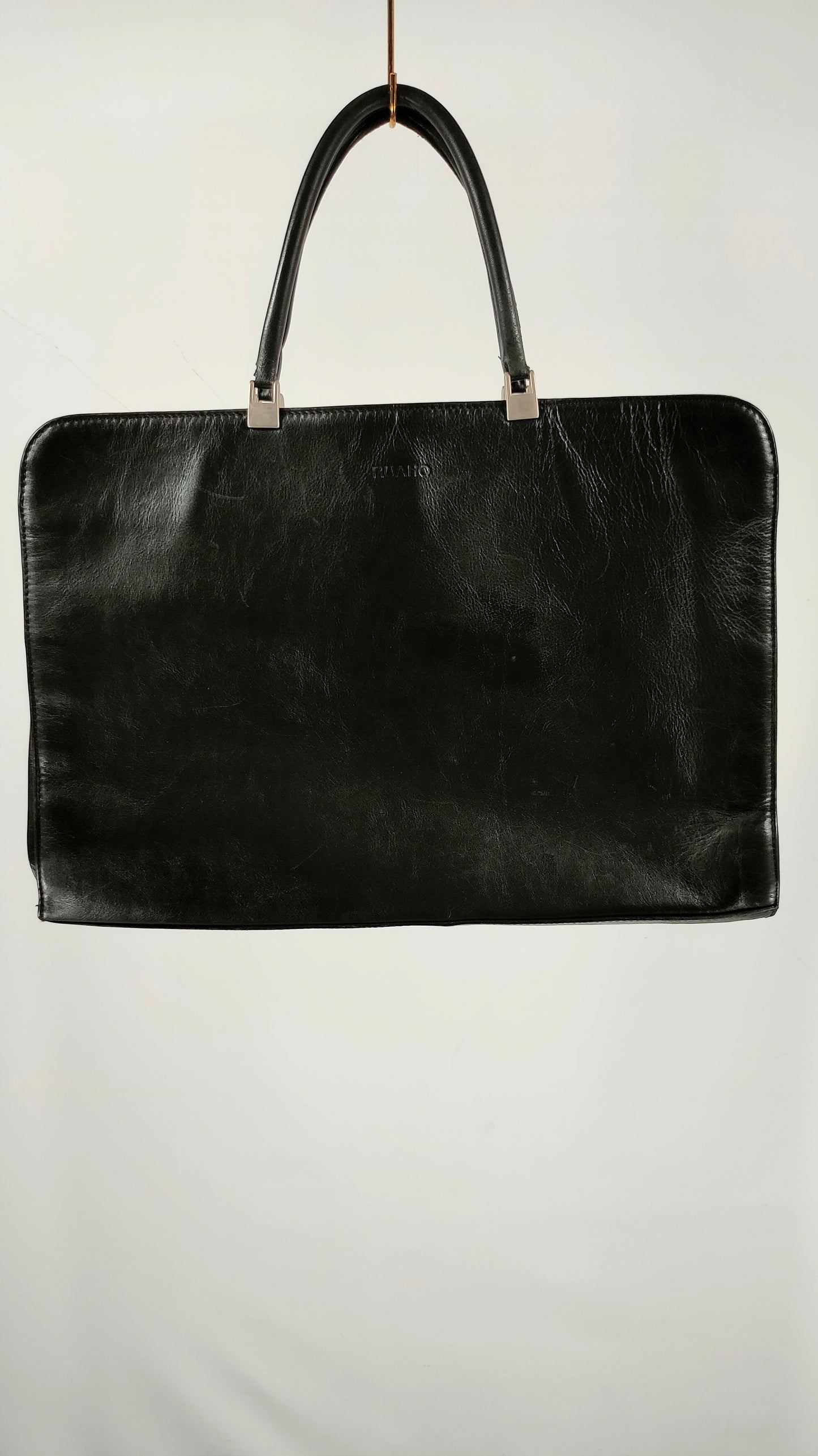 Bolso negro Ruano de piel