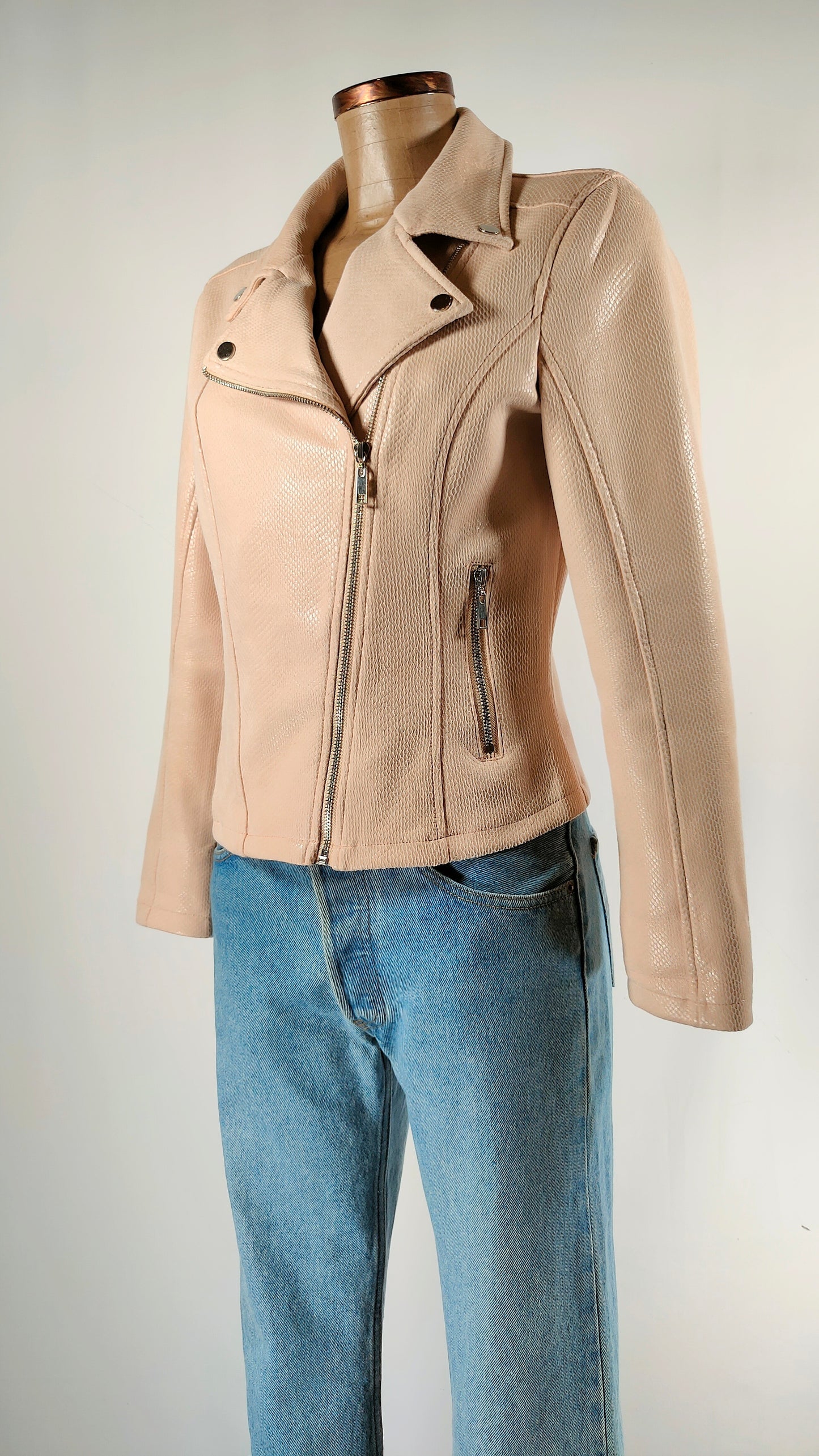 Chaqueta efecto piel girada Madison