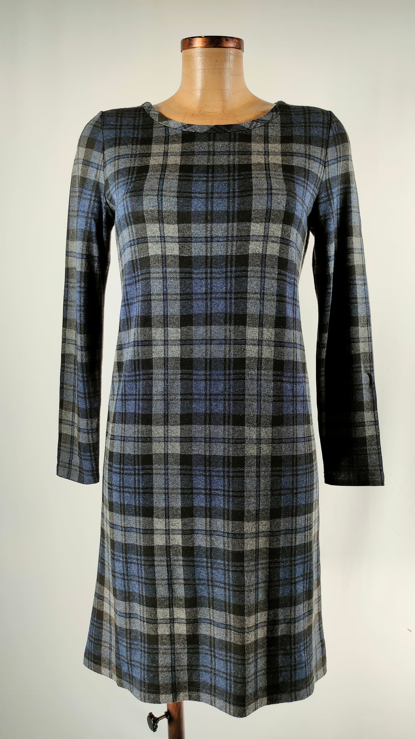 Vestido de cuadros azules Guitare
