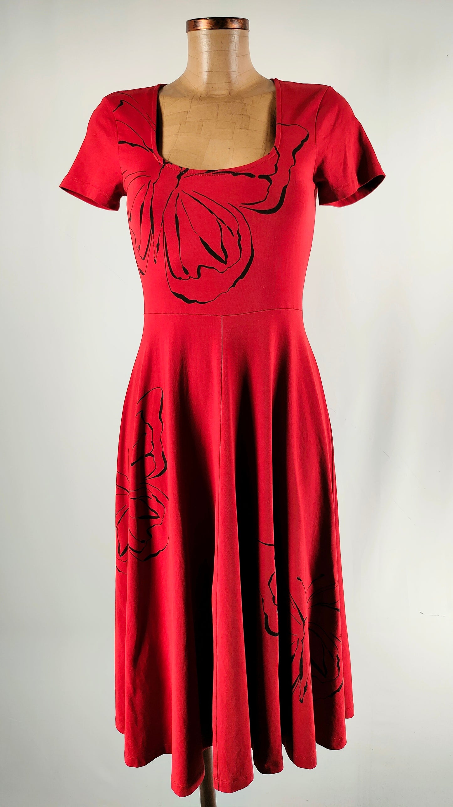 Vestido Desigual teja mariposa