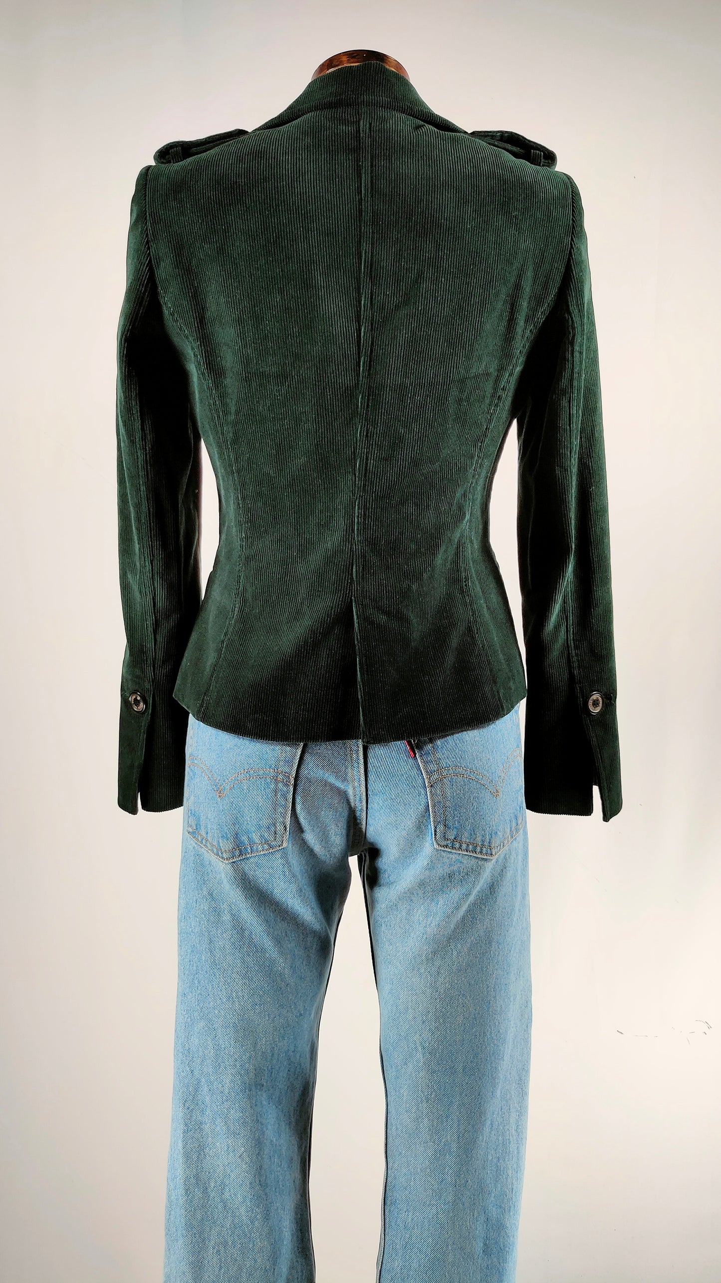 Americana de pana verde Pedro del Hierro