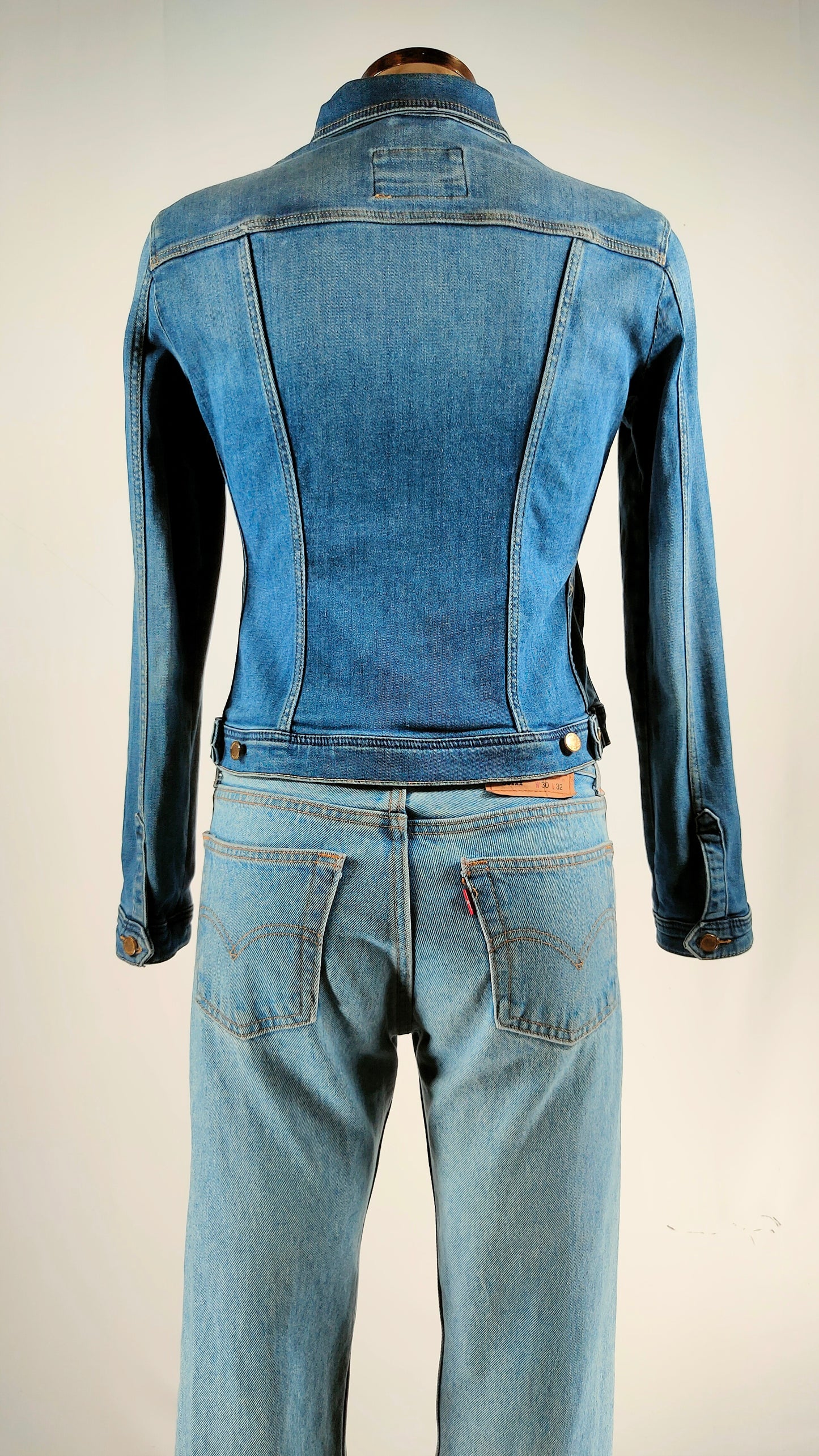 Cazadora tejana Massimo Dutti azul