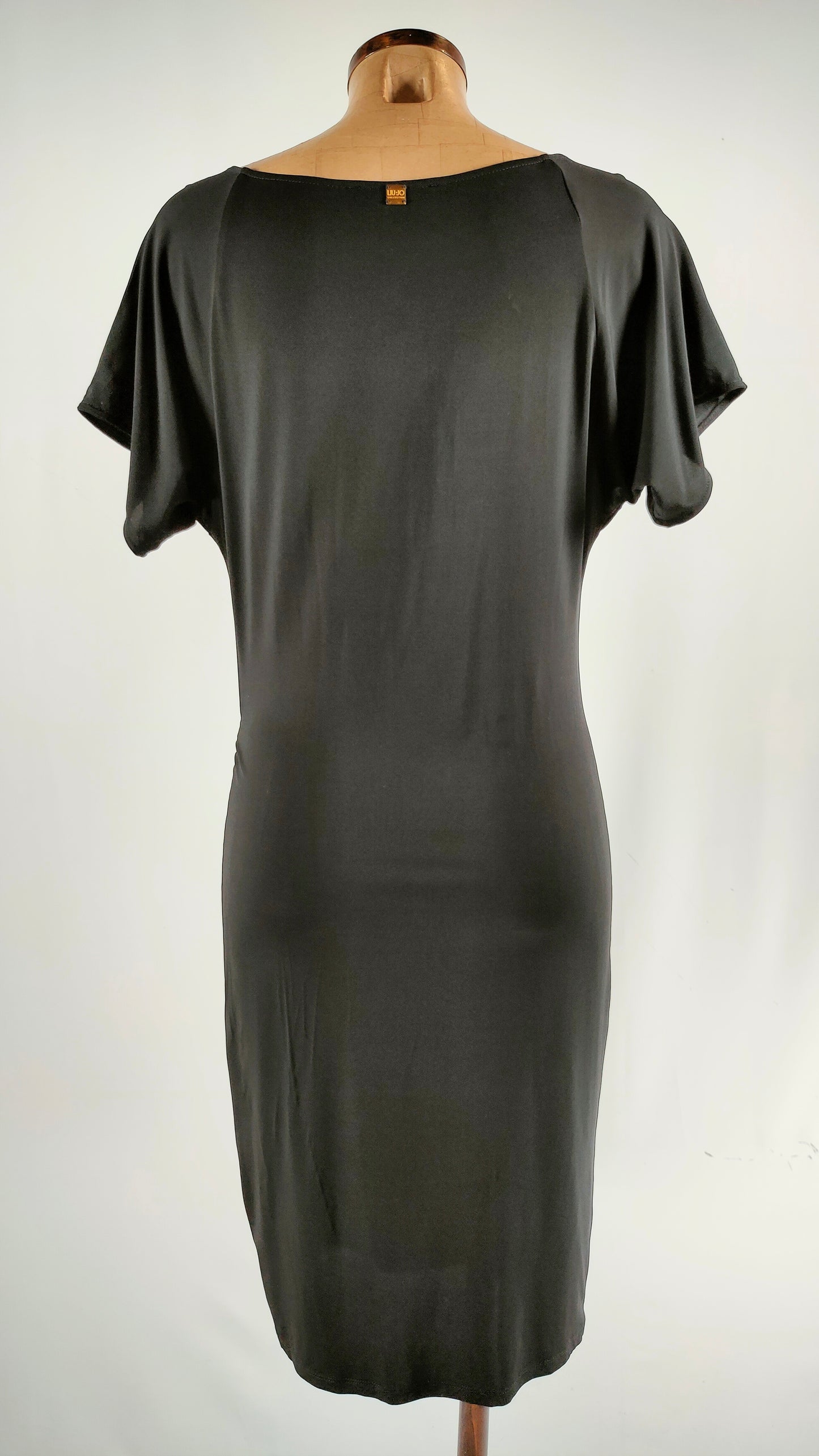 Vestido negro Liu-jo con cierre dorado