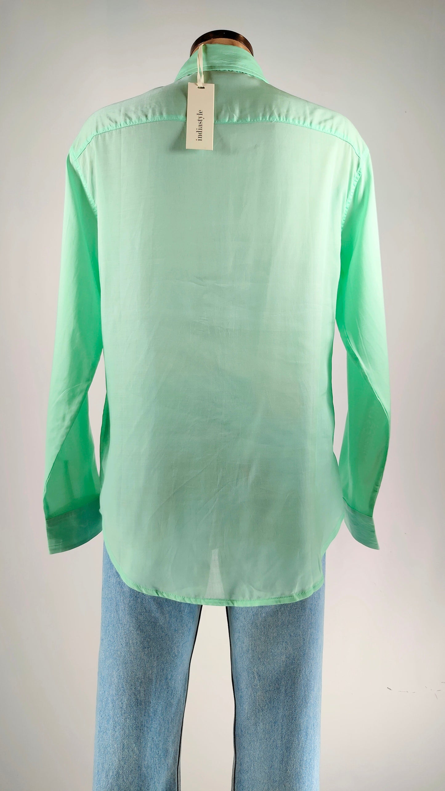 Camisa verde menta