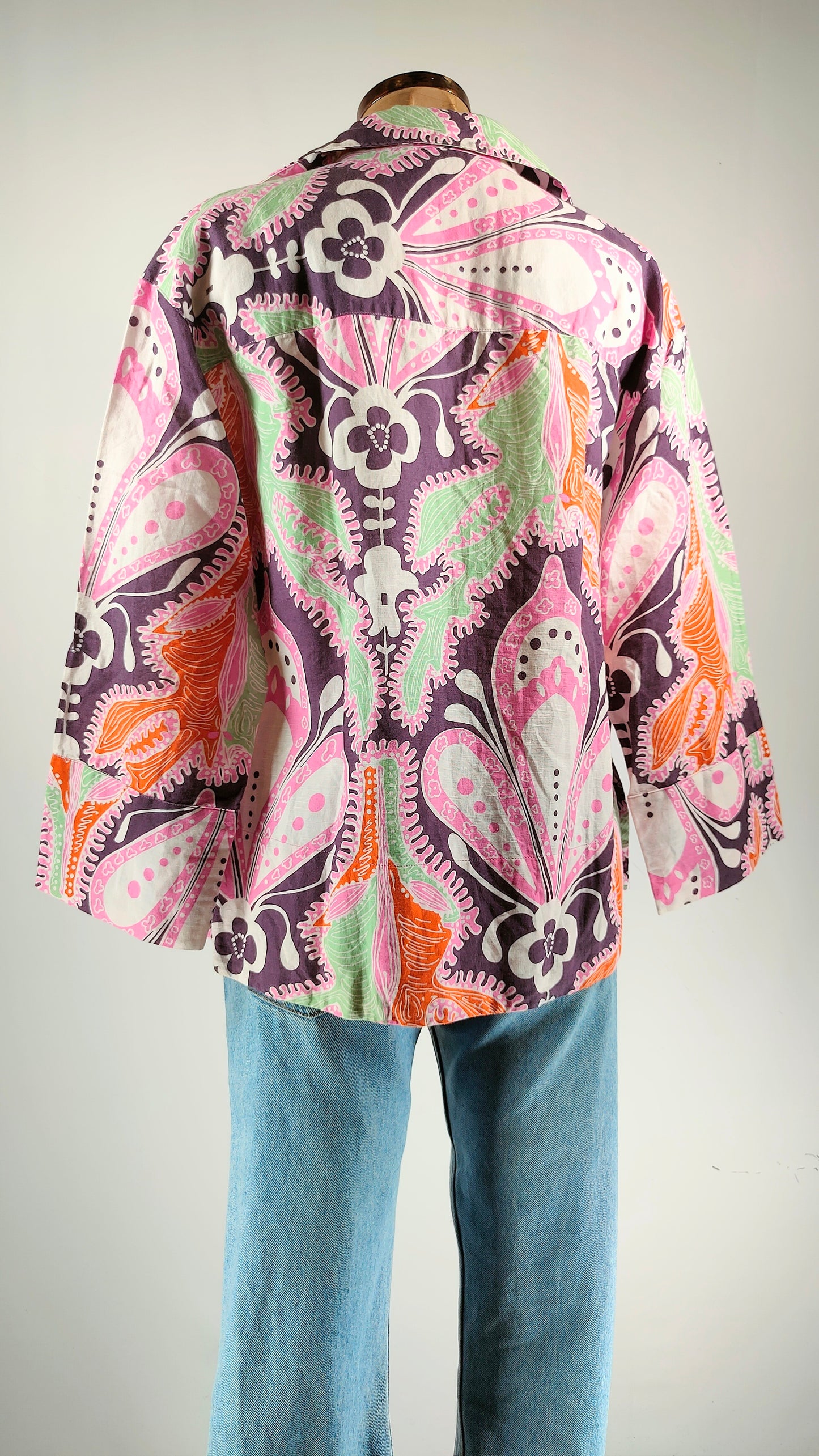 Blusa estampado multicolor