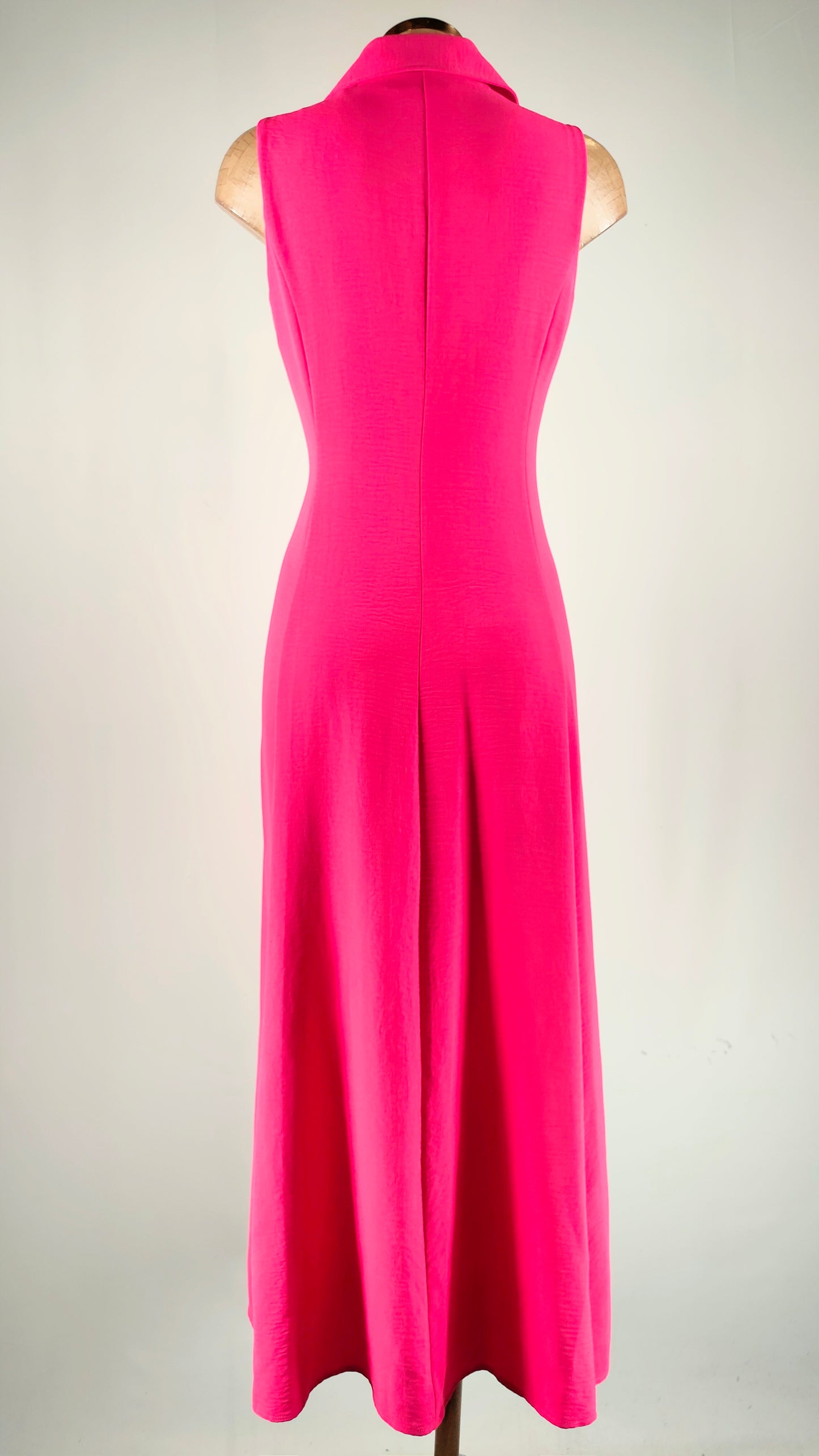 Vestido largo fucsia Calvin Klein