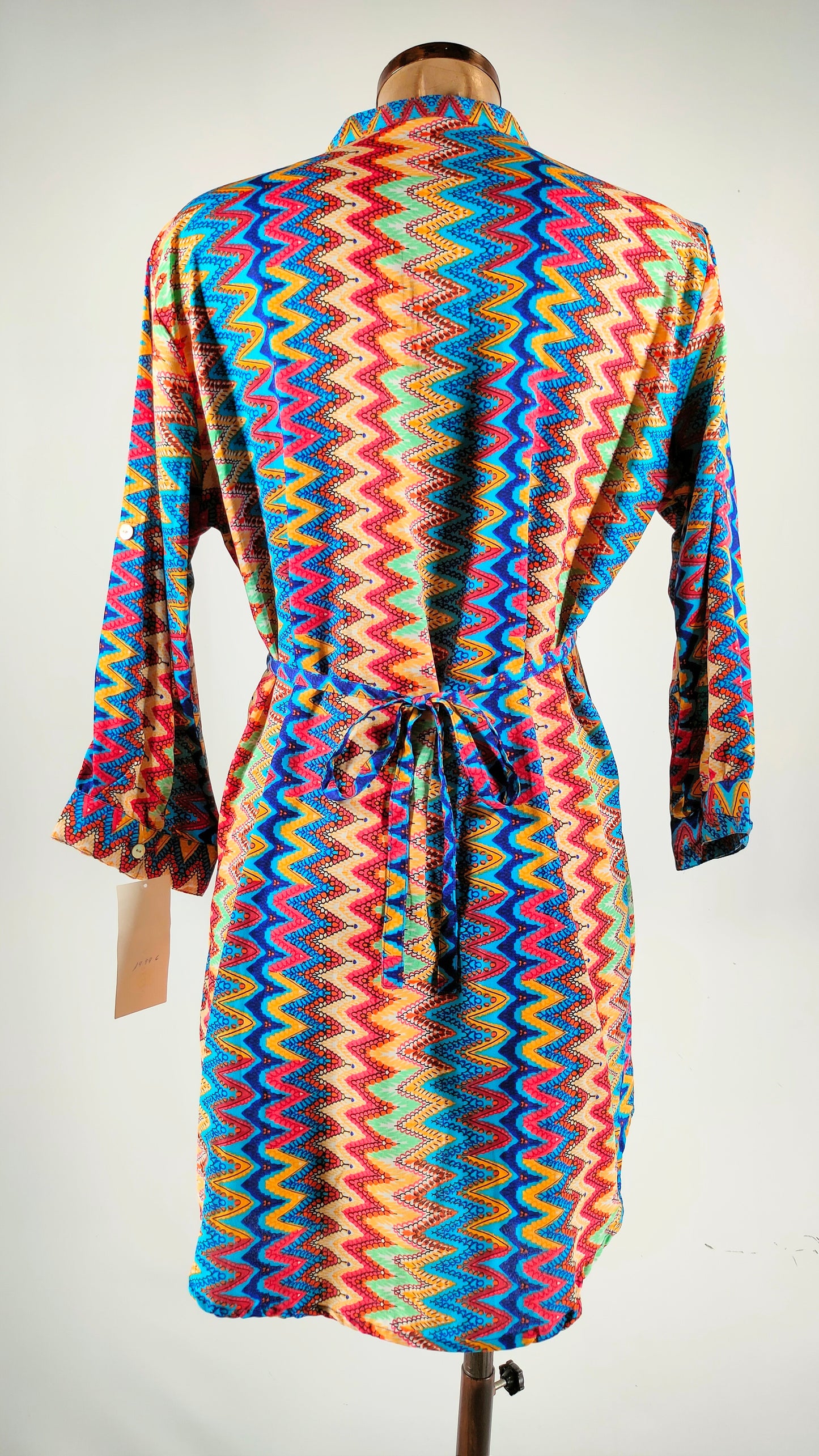 Vestido camisero multicolor