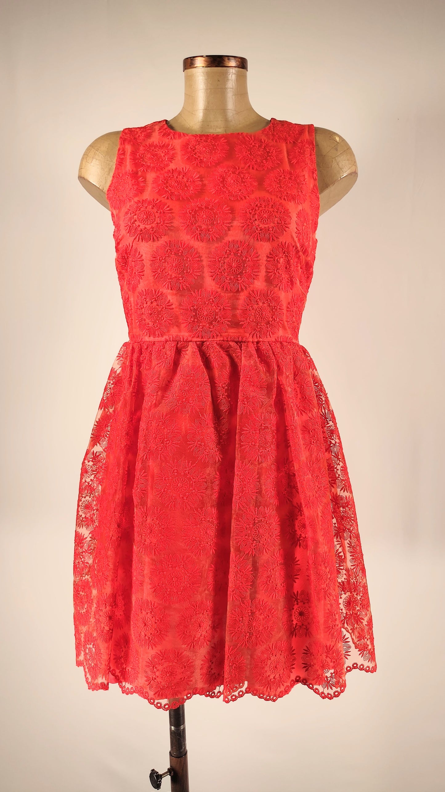 Vestido con forro de viscosa