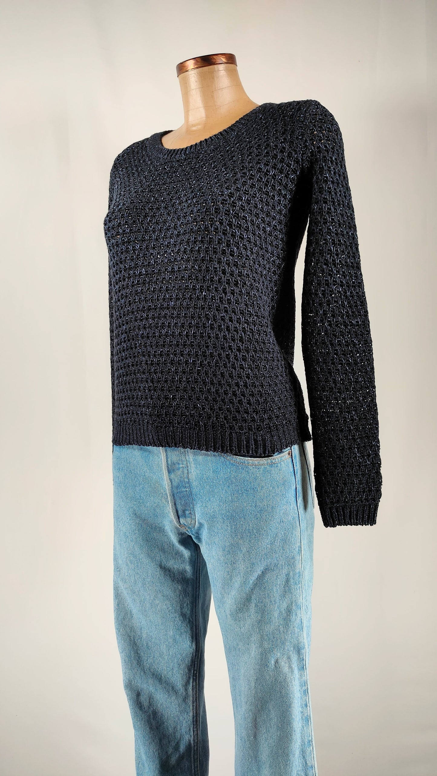 Jersey con lazo en el cuello Massimo Dutti