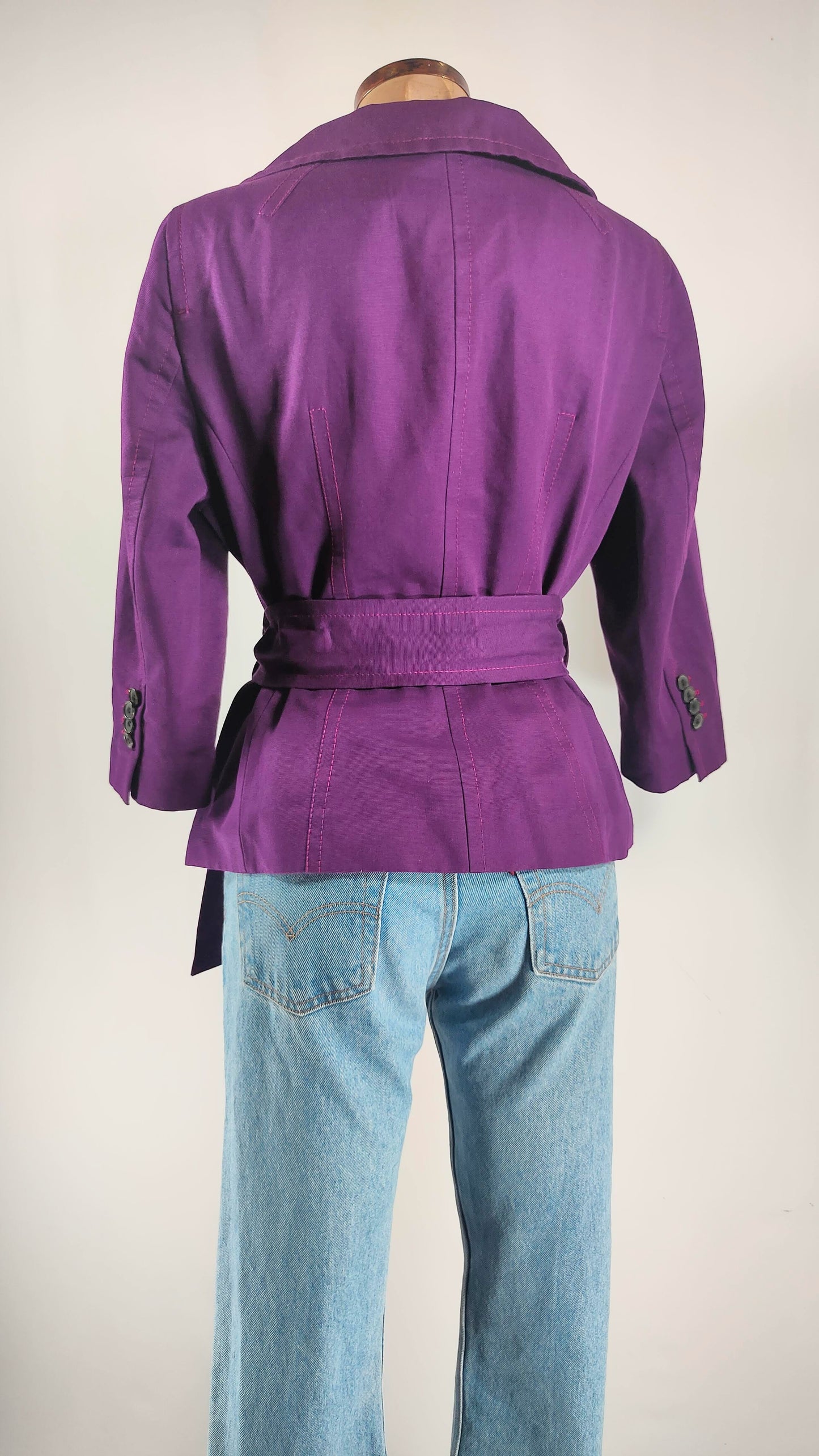 Blazer morado Zara
