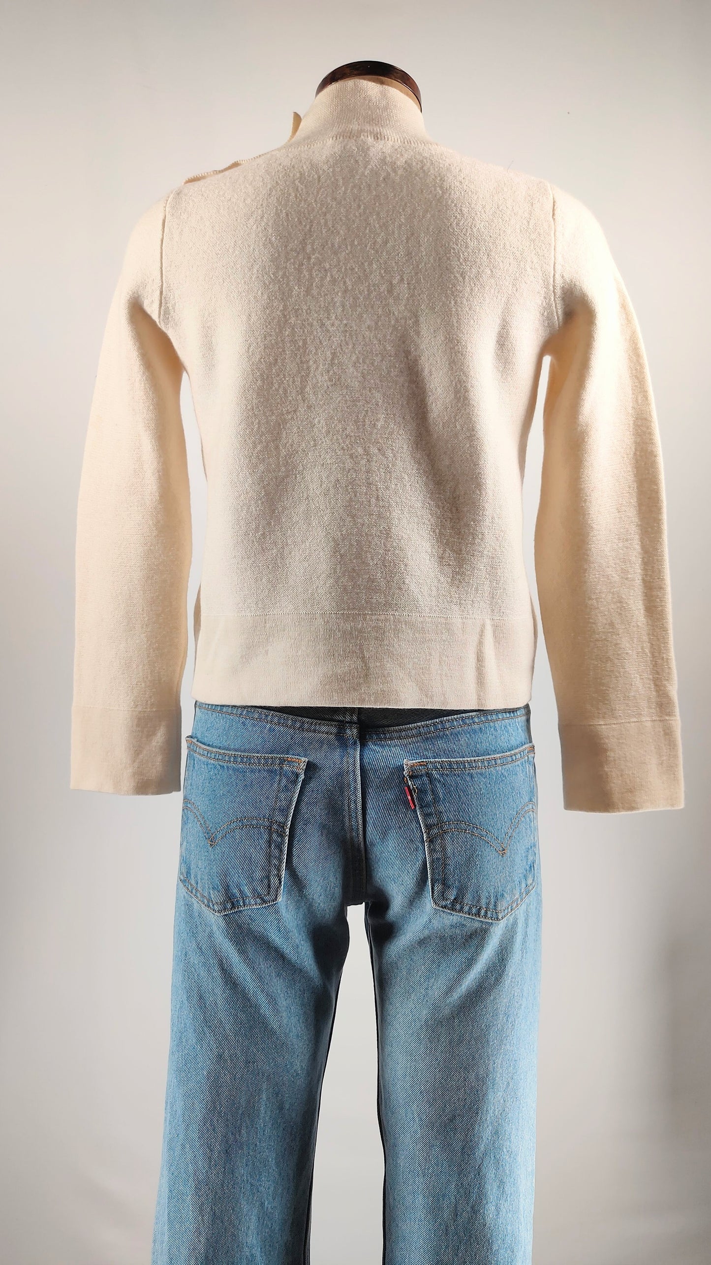 Jersey blanco cropped Apostrophe
