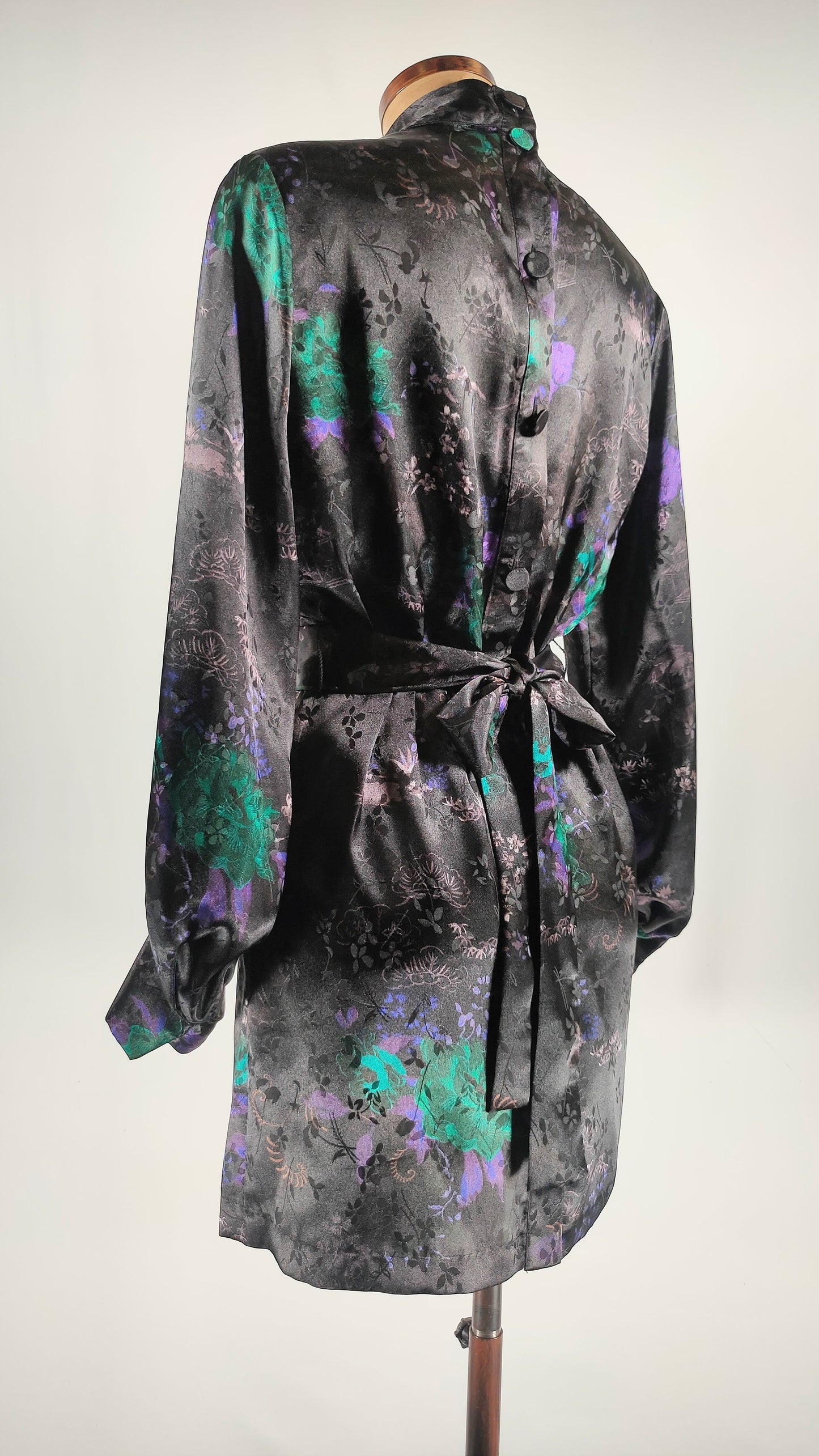 Vestido con estampado japonés