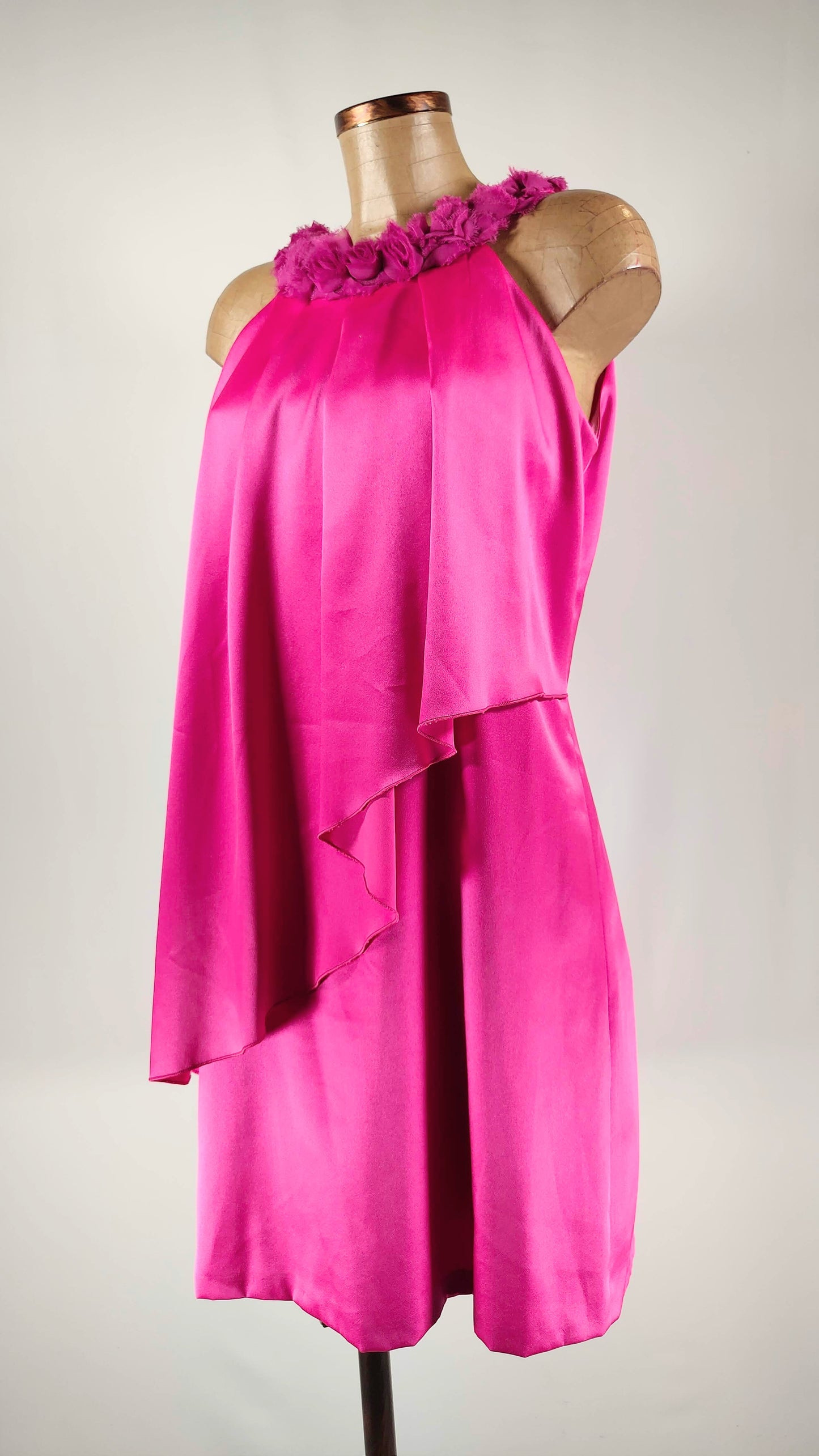 Vestido fucsia Mercedes Romero