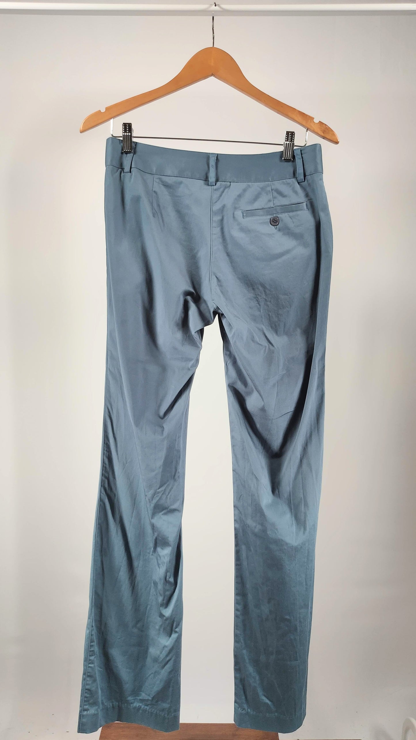 Pantalón recto azul