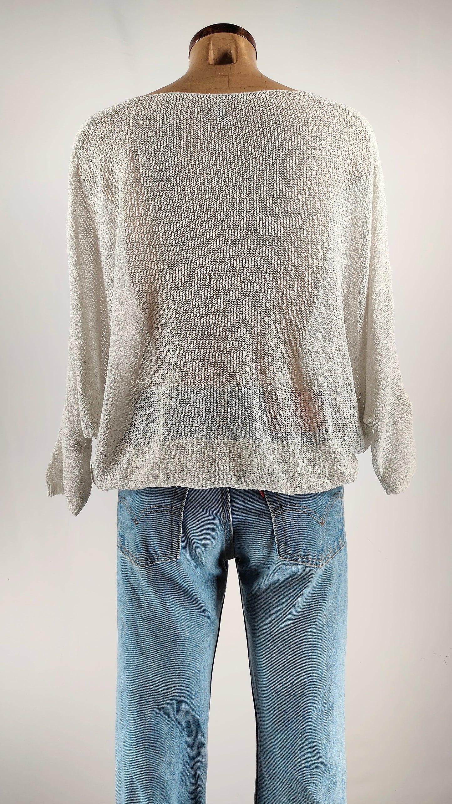 Jersey gris mangas murciélago Benetton