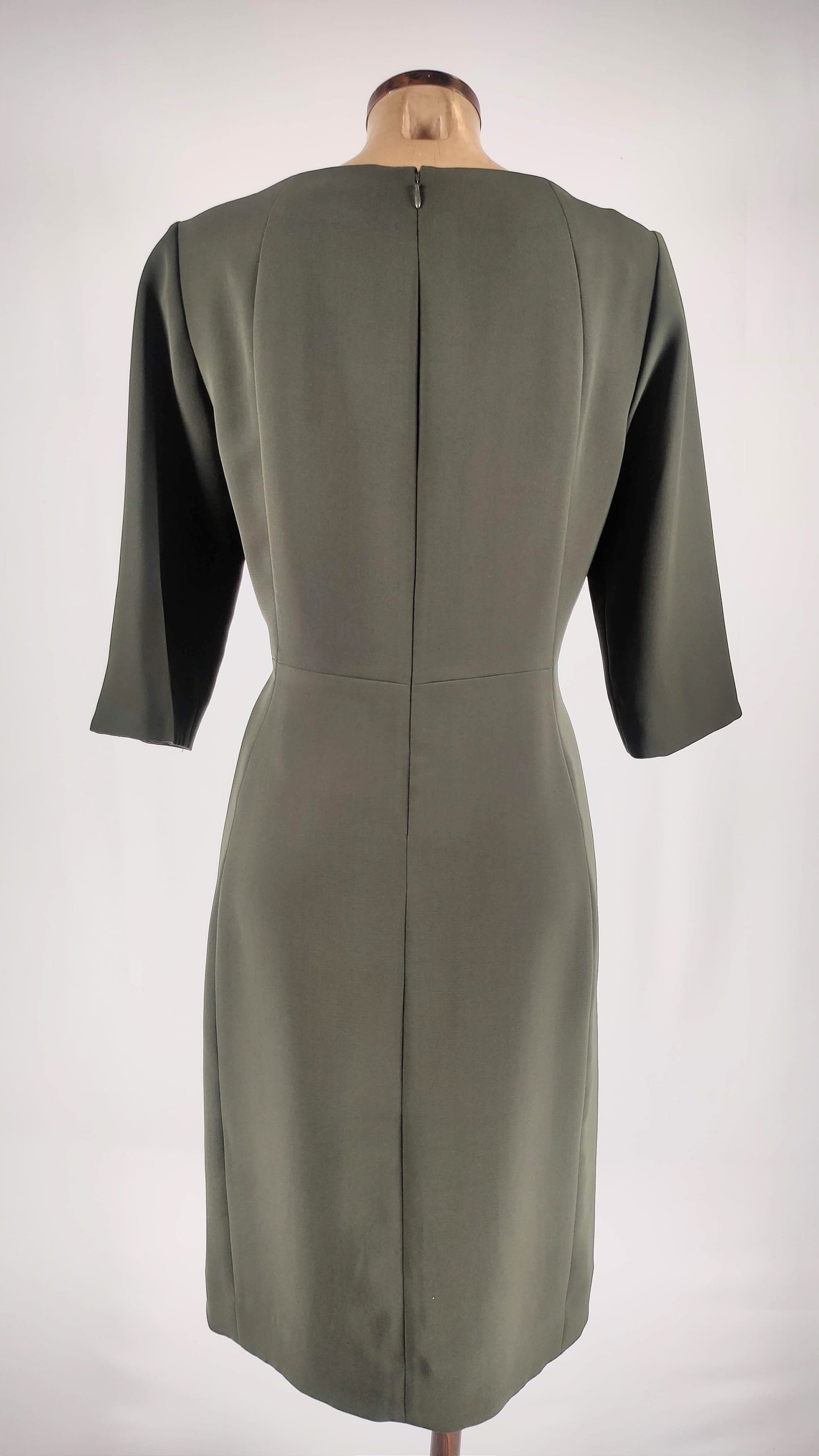 Vestido verde Cos con bolsillos