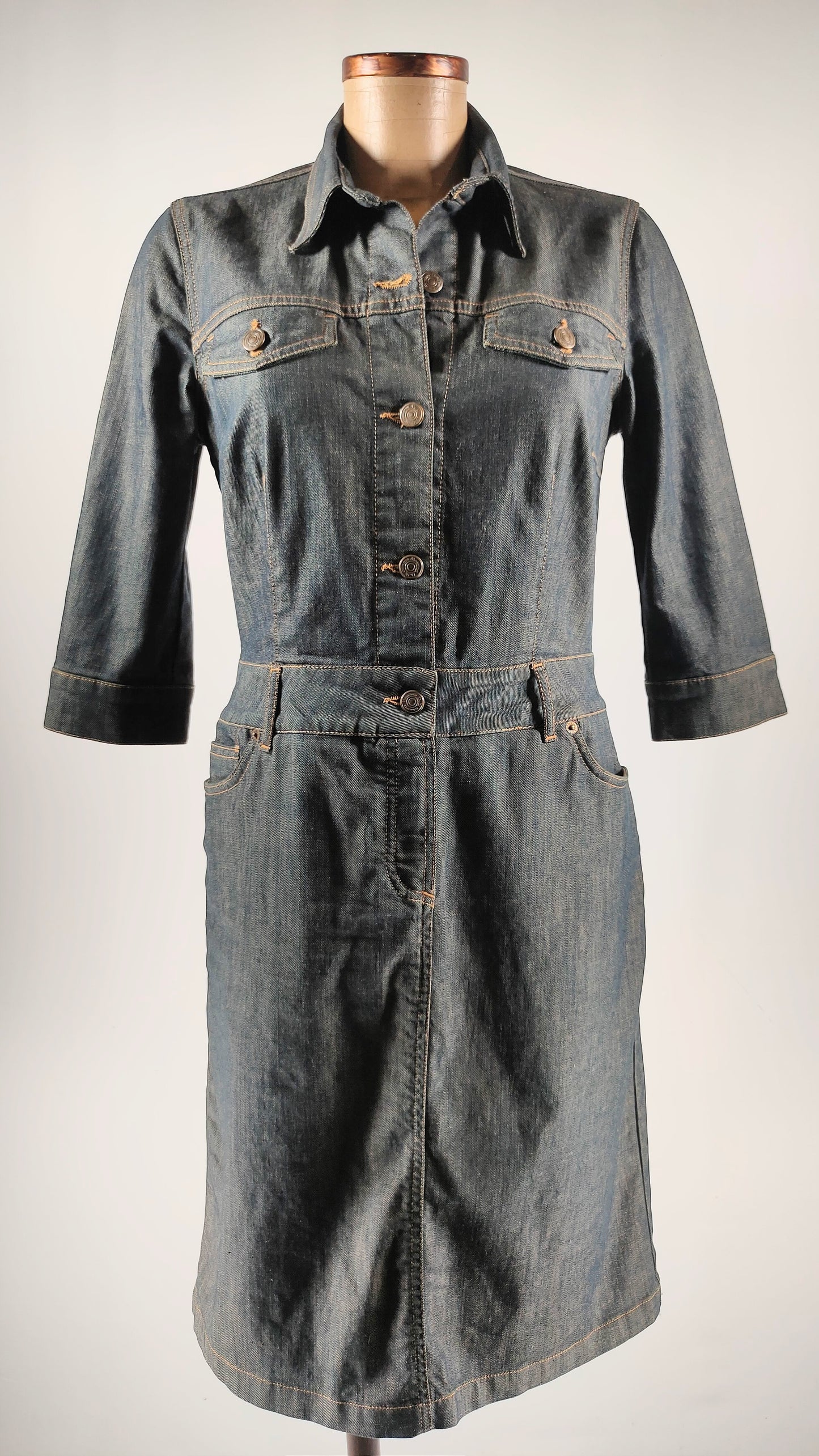Vestido tejano Massimo Dutti