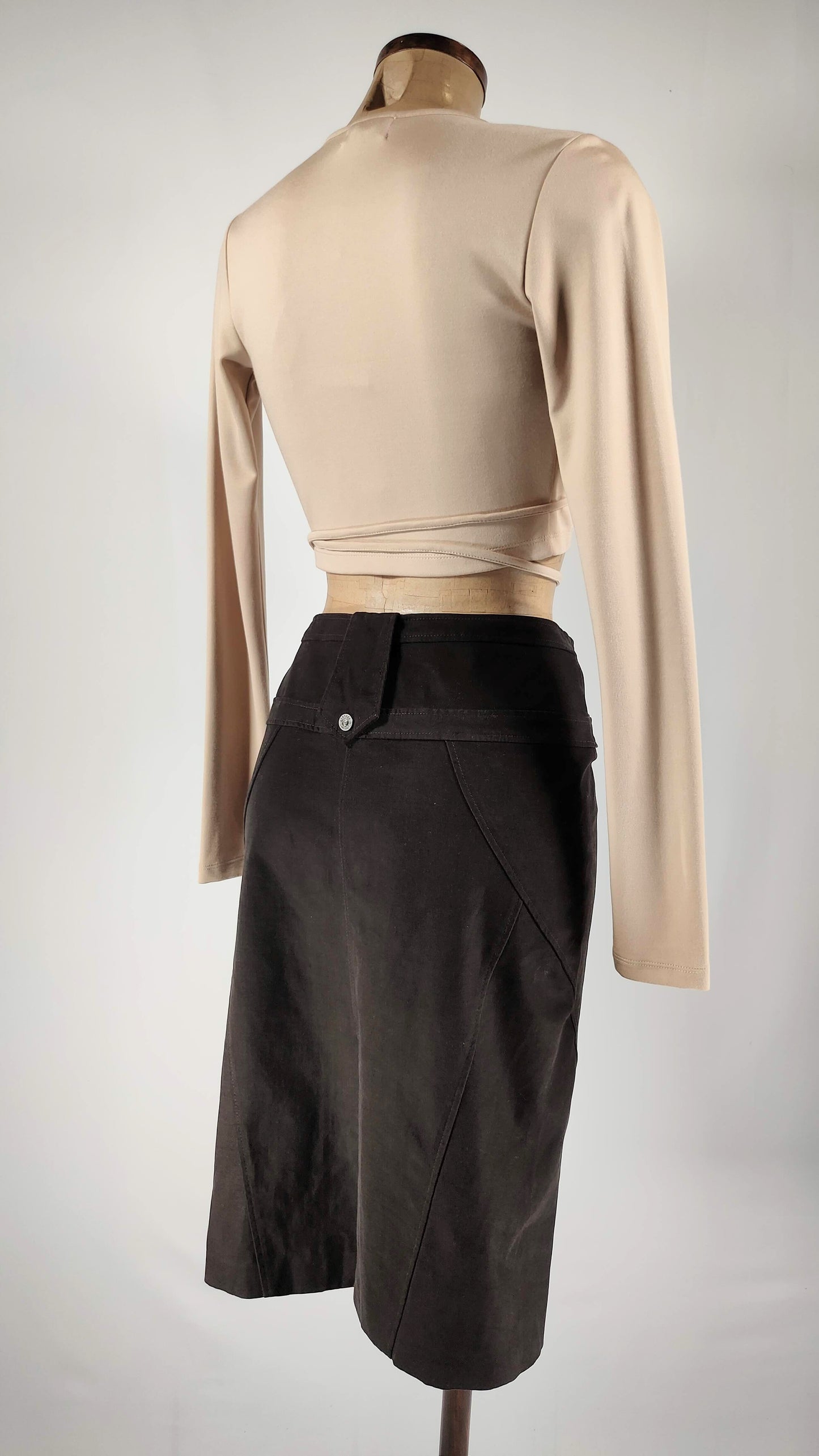 Falda Versace Jeans aterciopelada