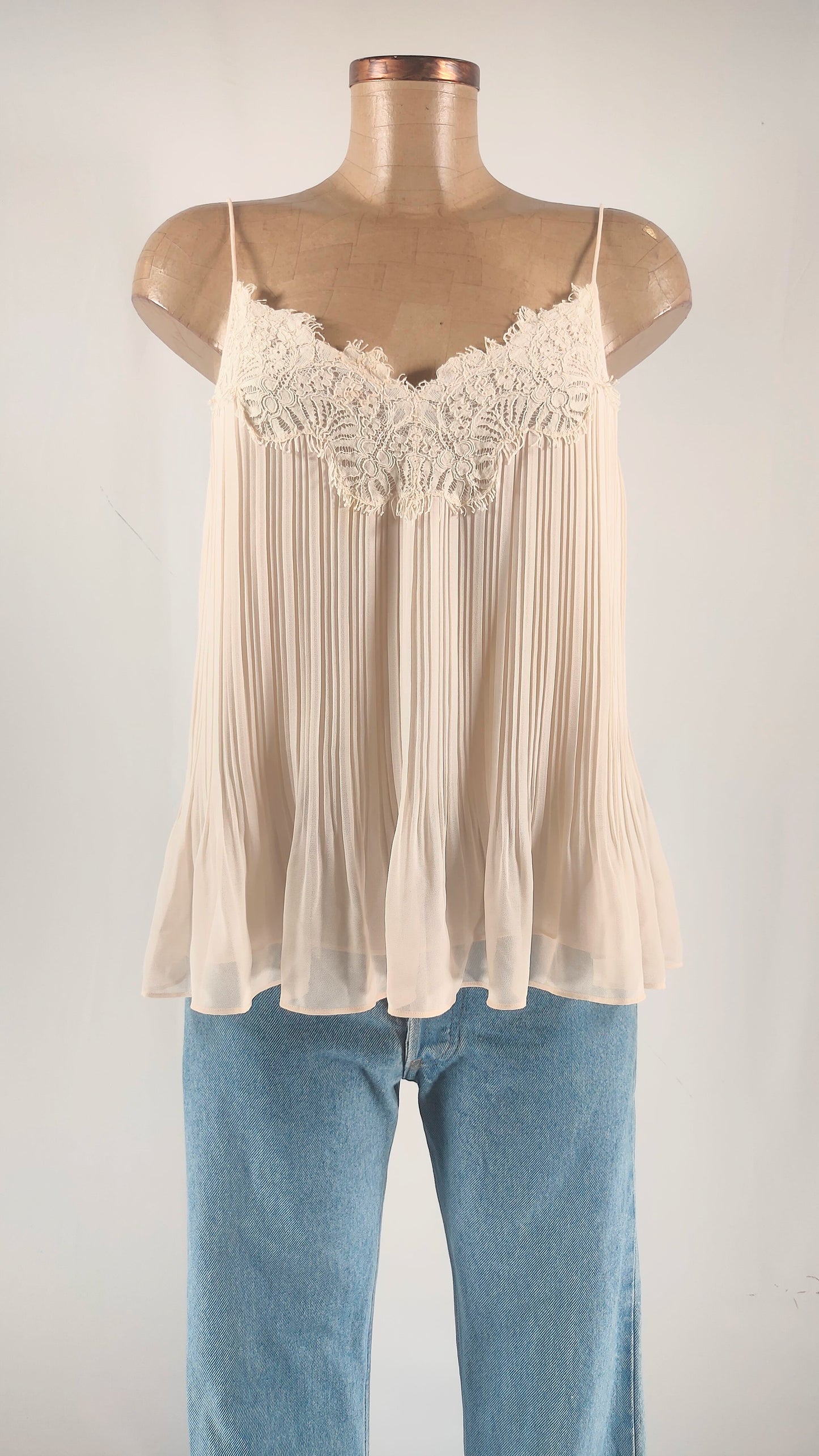 Top lencero Massimo Dutti nude