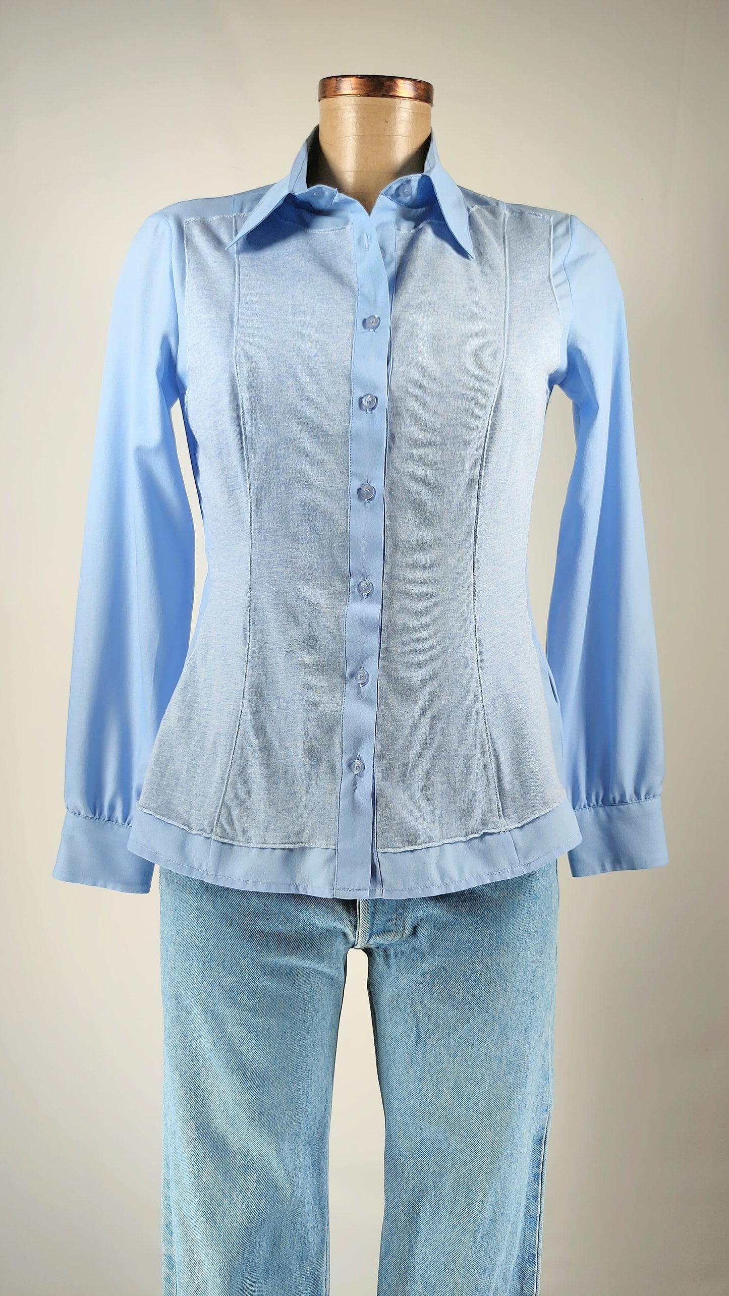 Camisa bimaterial