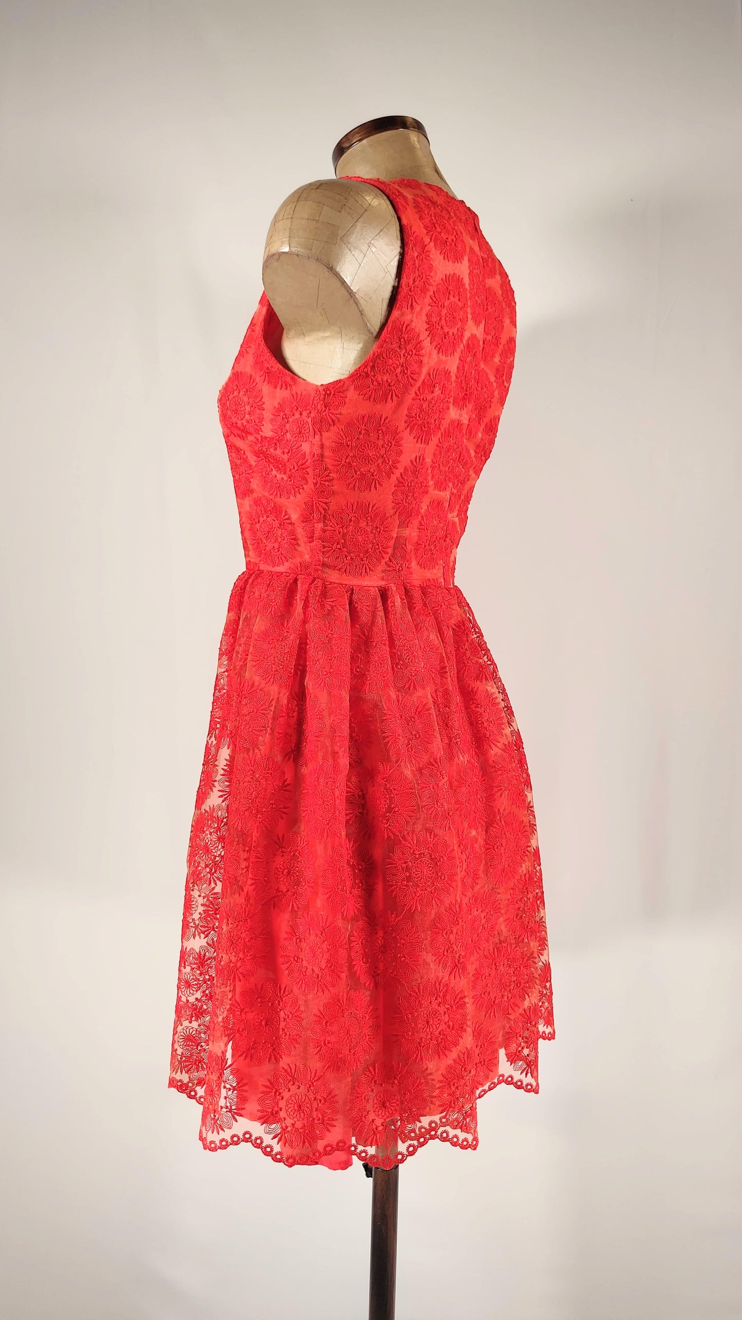 Vestido con forro de viscosa