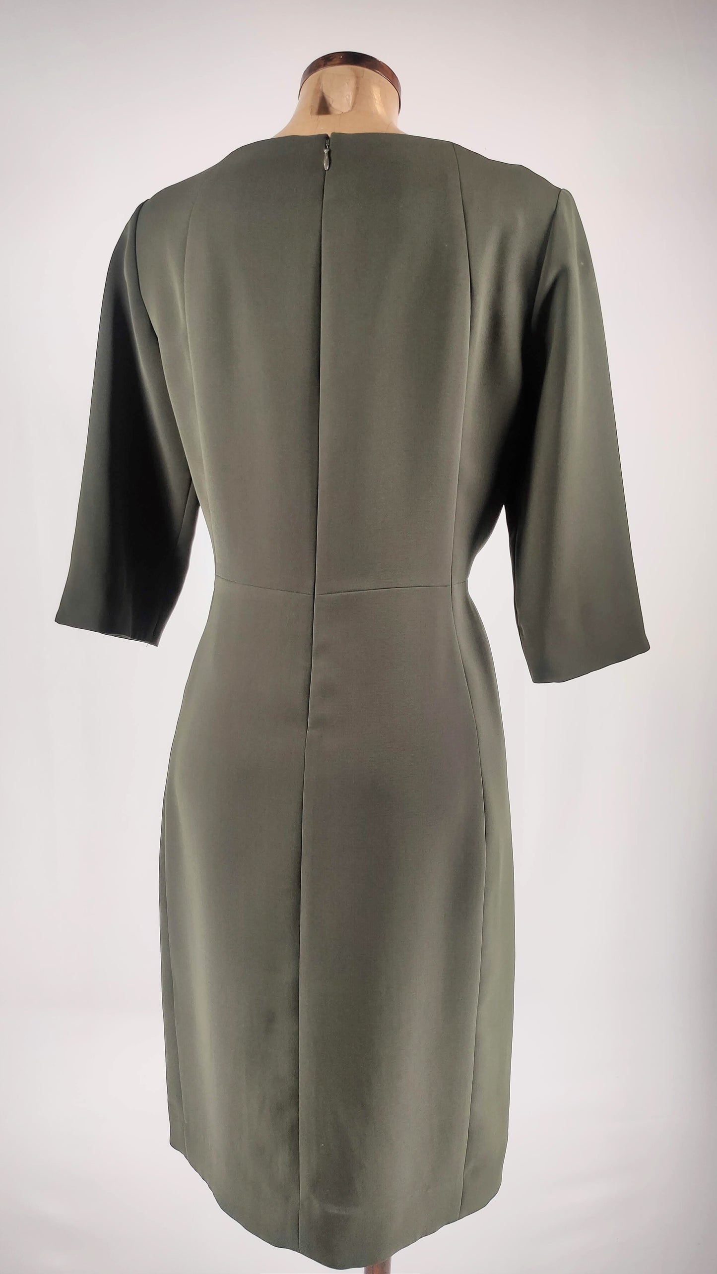 Vestido verde Cos con bolsillos