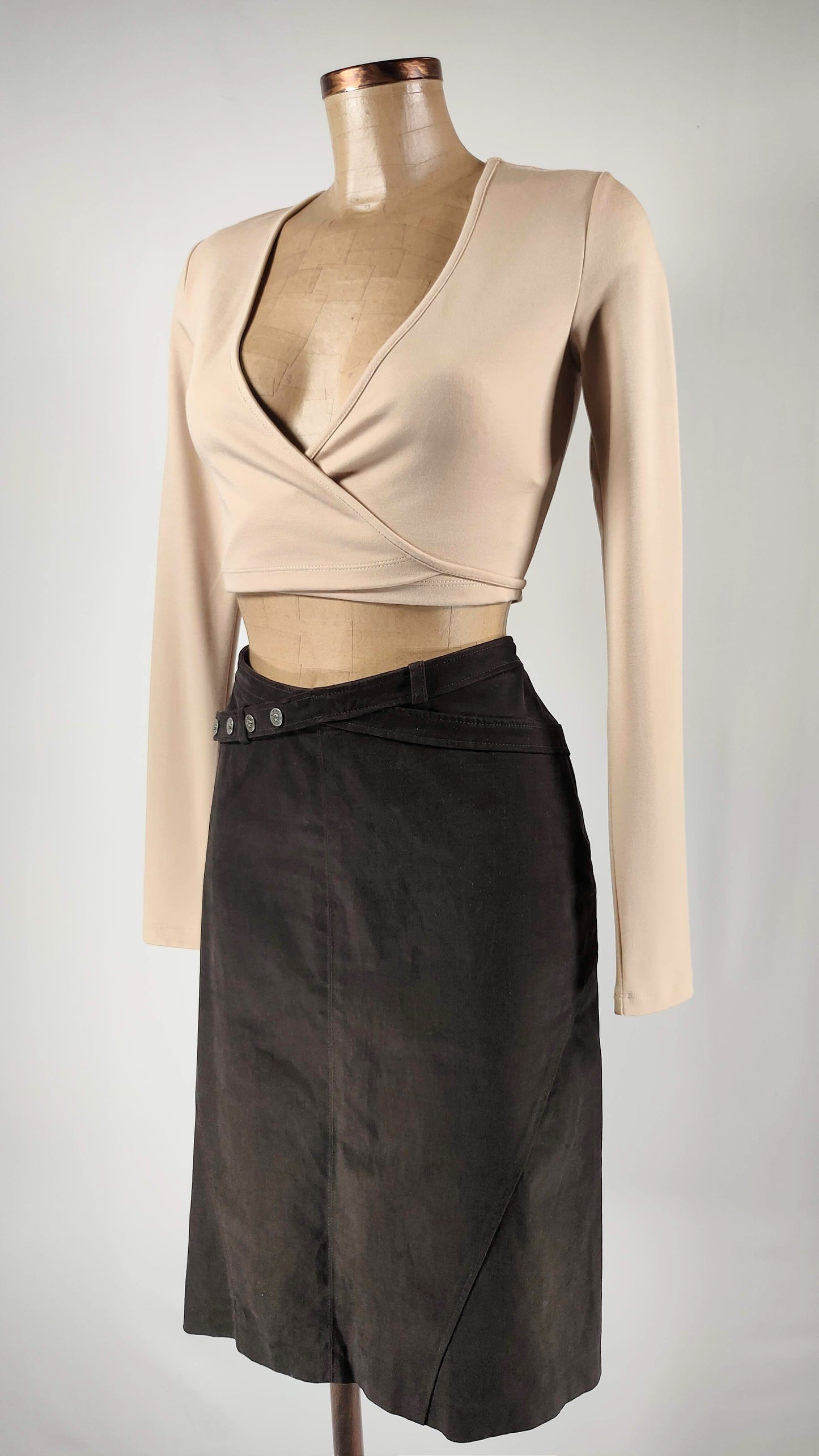Falda Versace Jeans aterciopelada