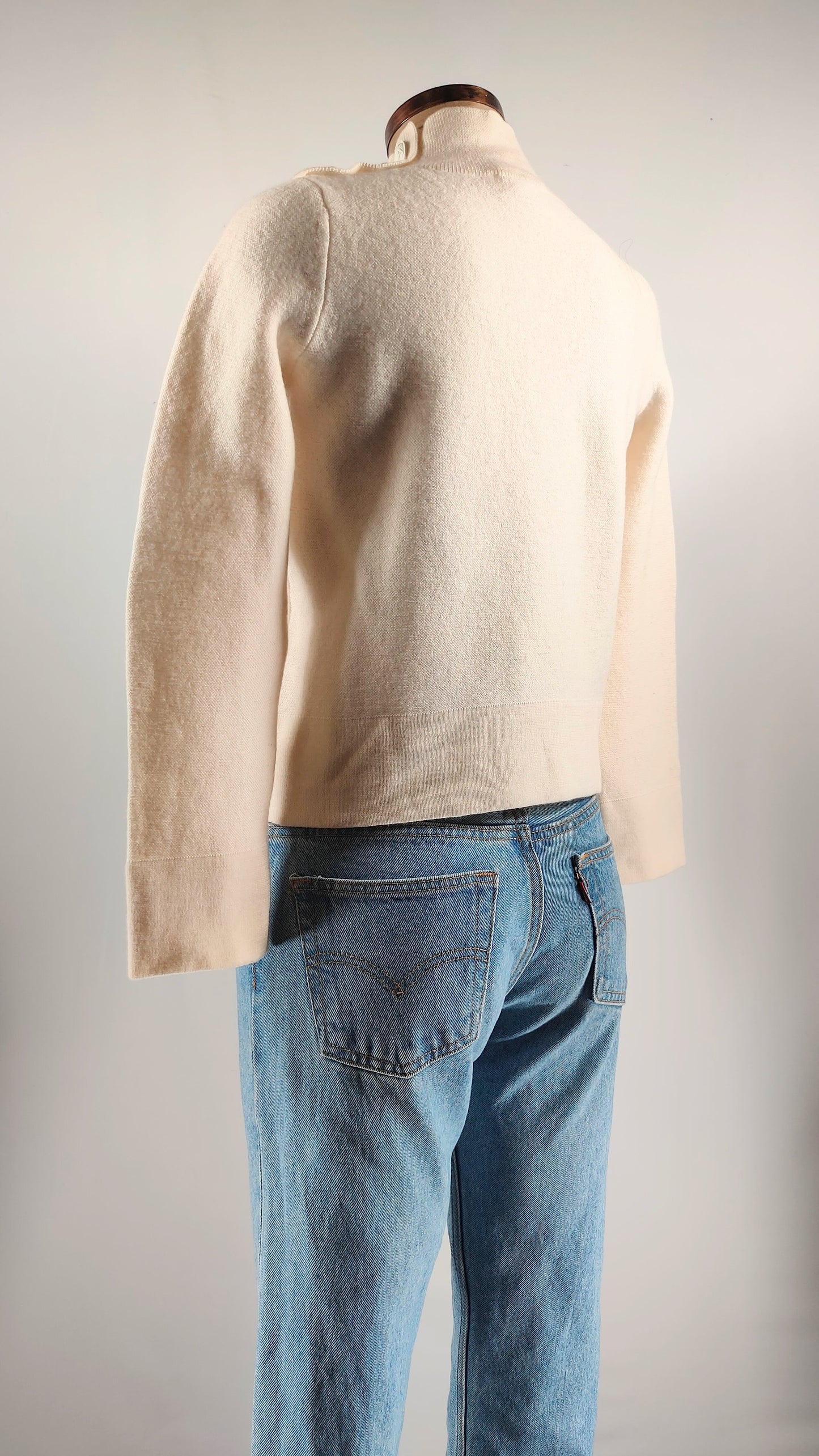 Jersey blanco cropped Apostrophe