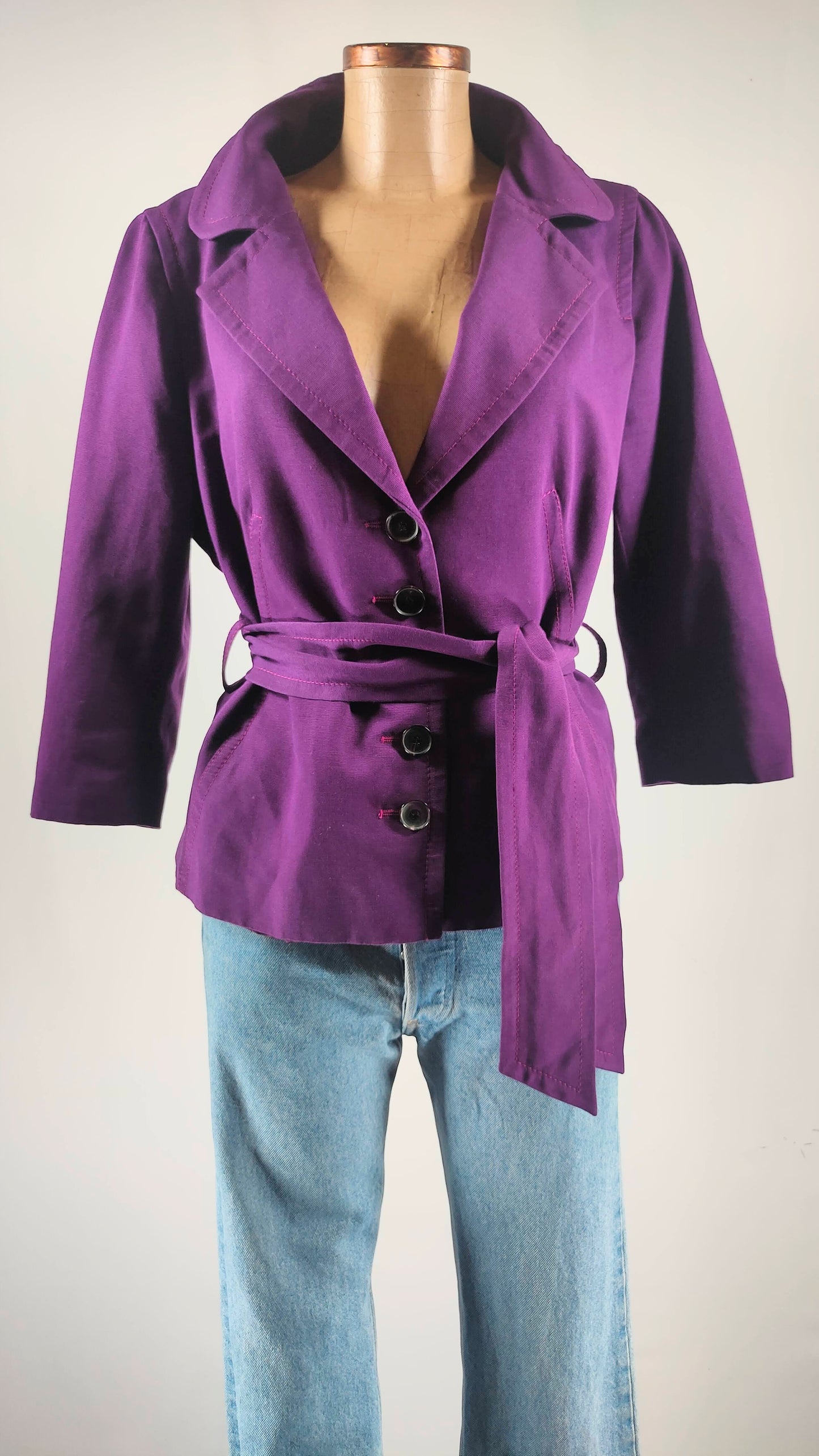 Blazer morado Zara