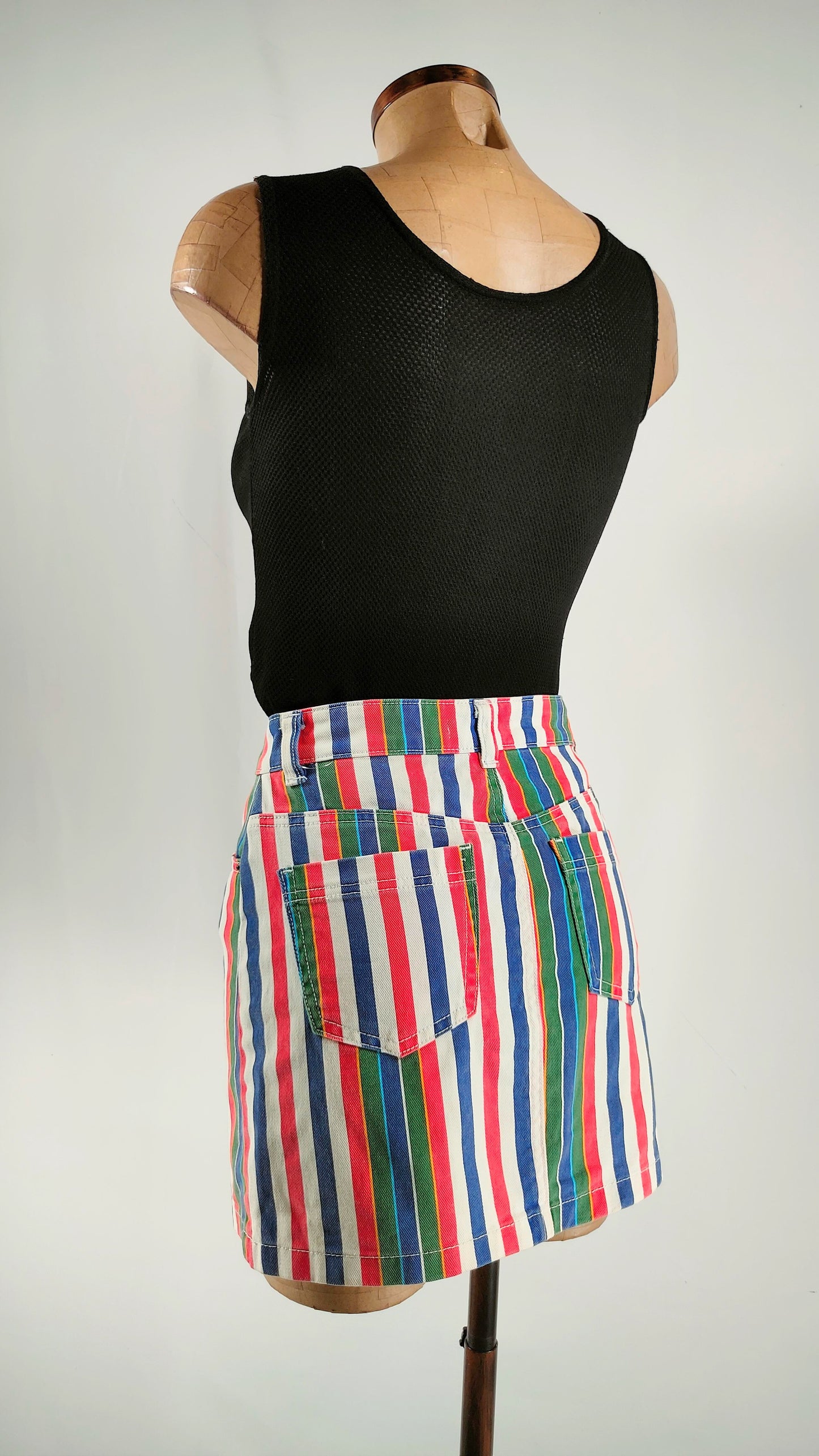 Falda rayas verticales Forever 21
