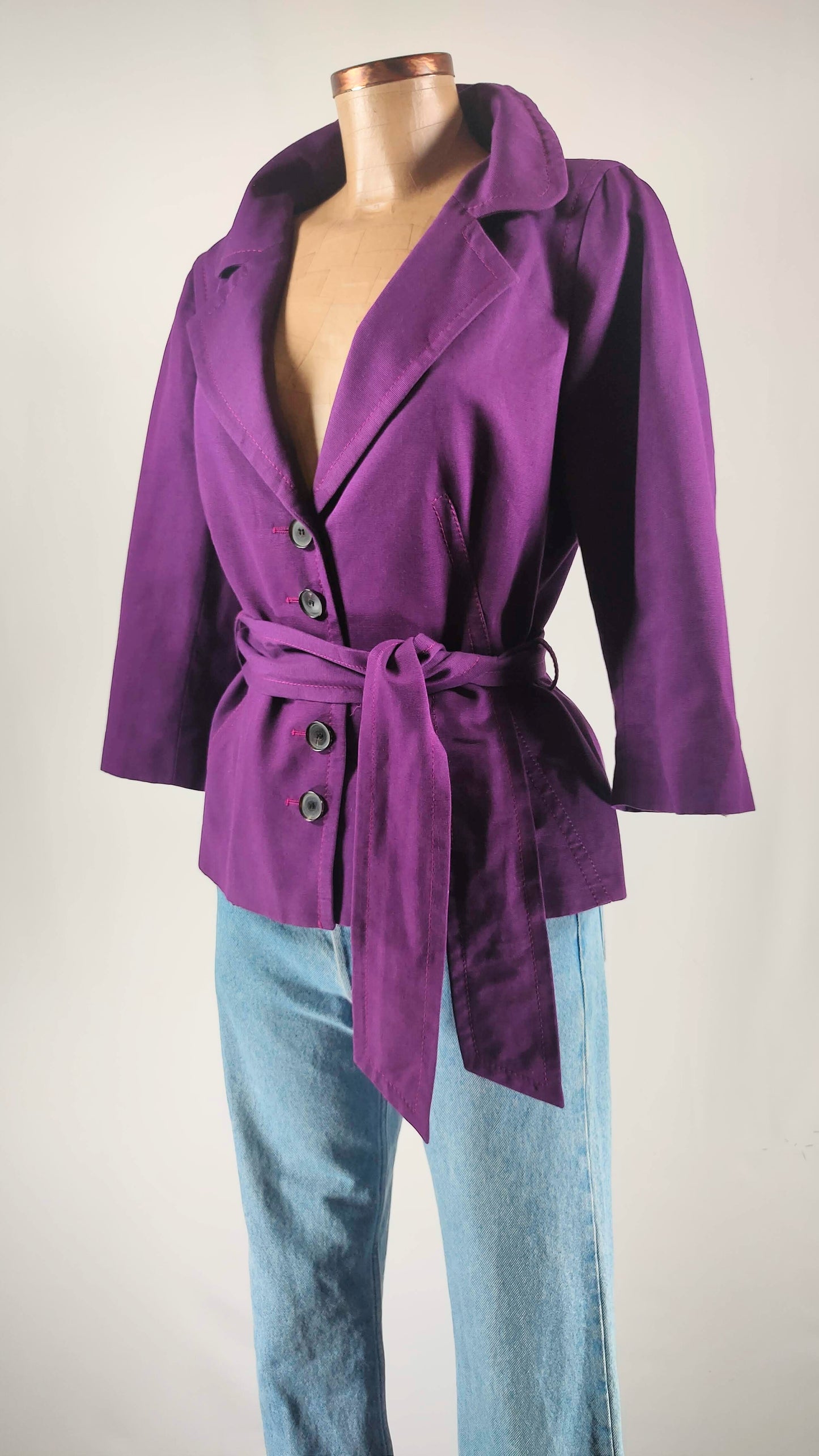 Blazer morado Zara